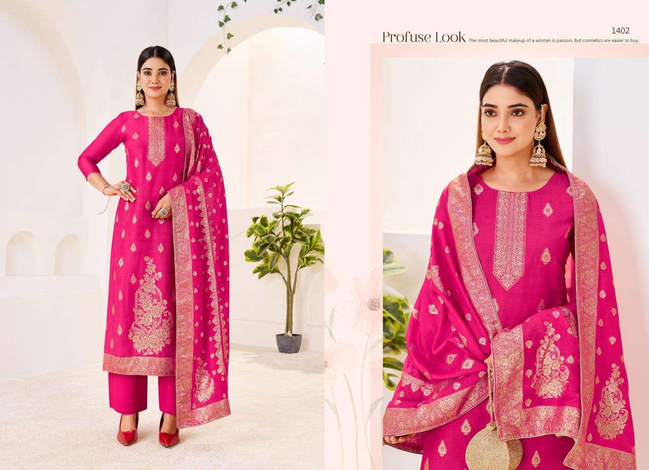 TANIKSH FASHION IRIKA MUSLIN JACQUARD DESIGNER WORK SUIT
