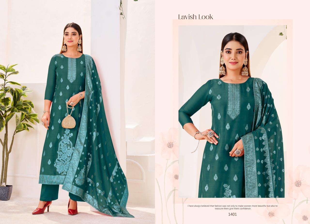 TANIKSH FASHION IRIKA MUSLIN JACQUARD DESIGNER WORK SUIT