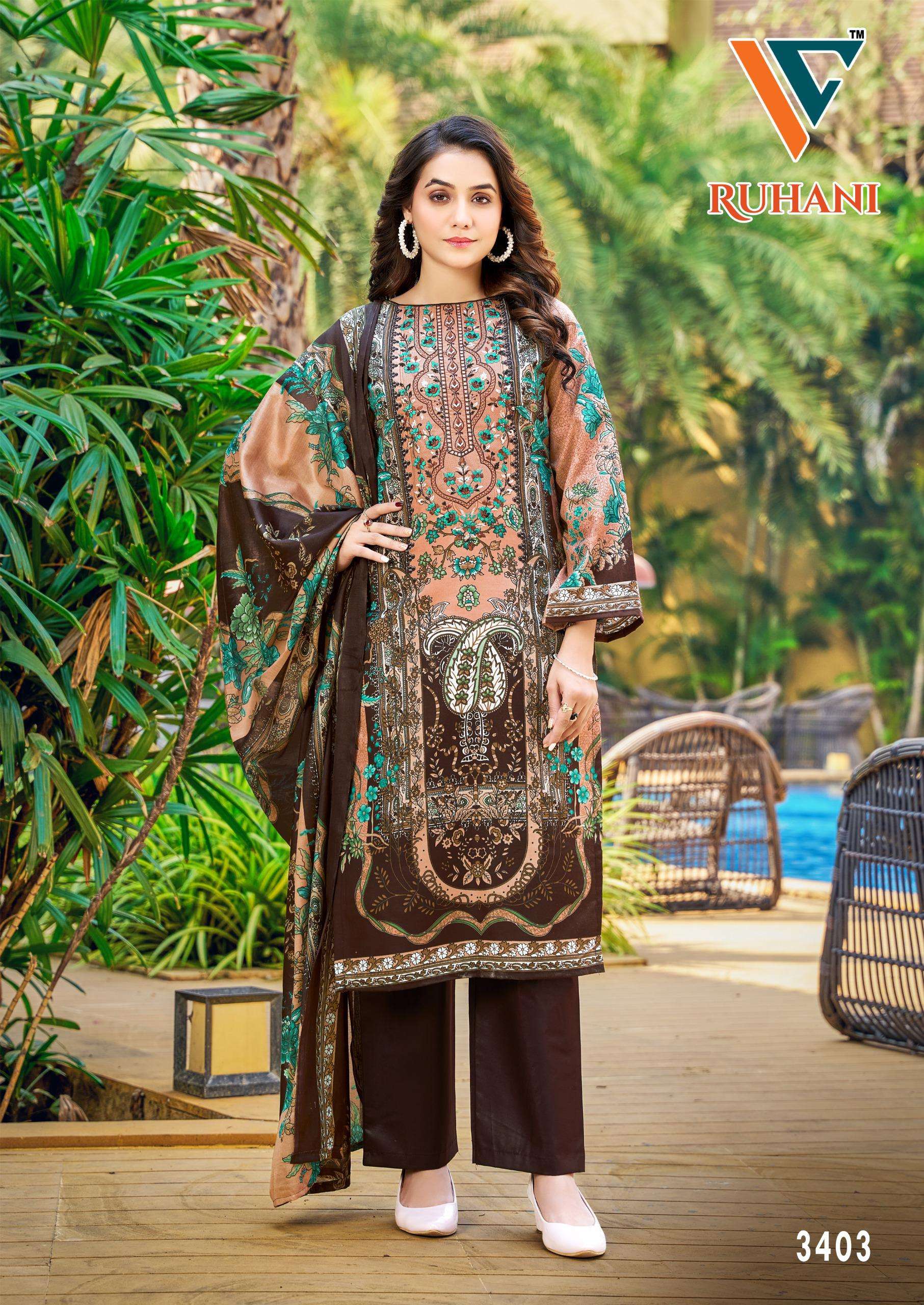 VANDANA‎ CREATION RUHANI VOL 34 COTTON DIGITAL PRINT SALWAR SUIT