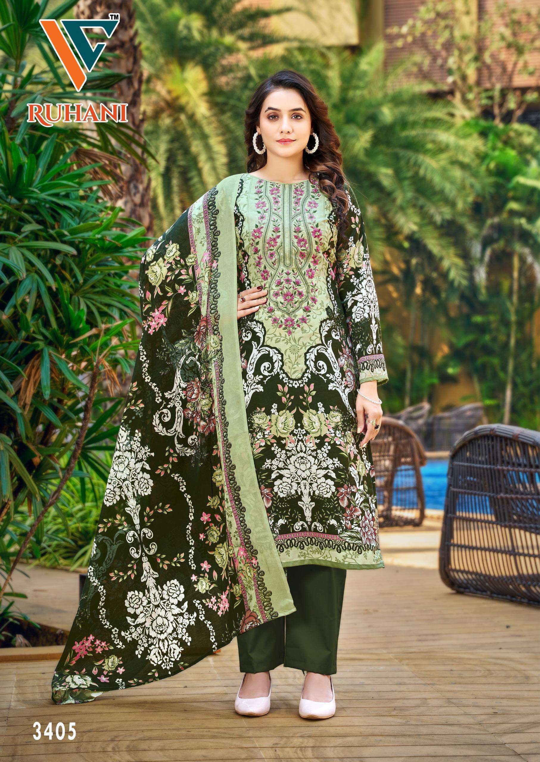 VANDANA‎ CREATION RUHANI VOL 34 COTTON DIGITAL PRINT SALWAR SUIT