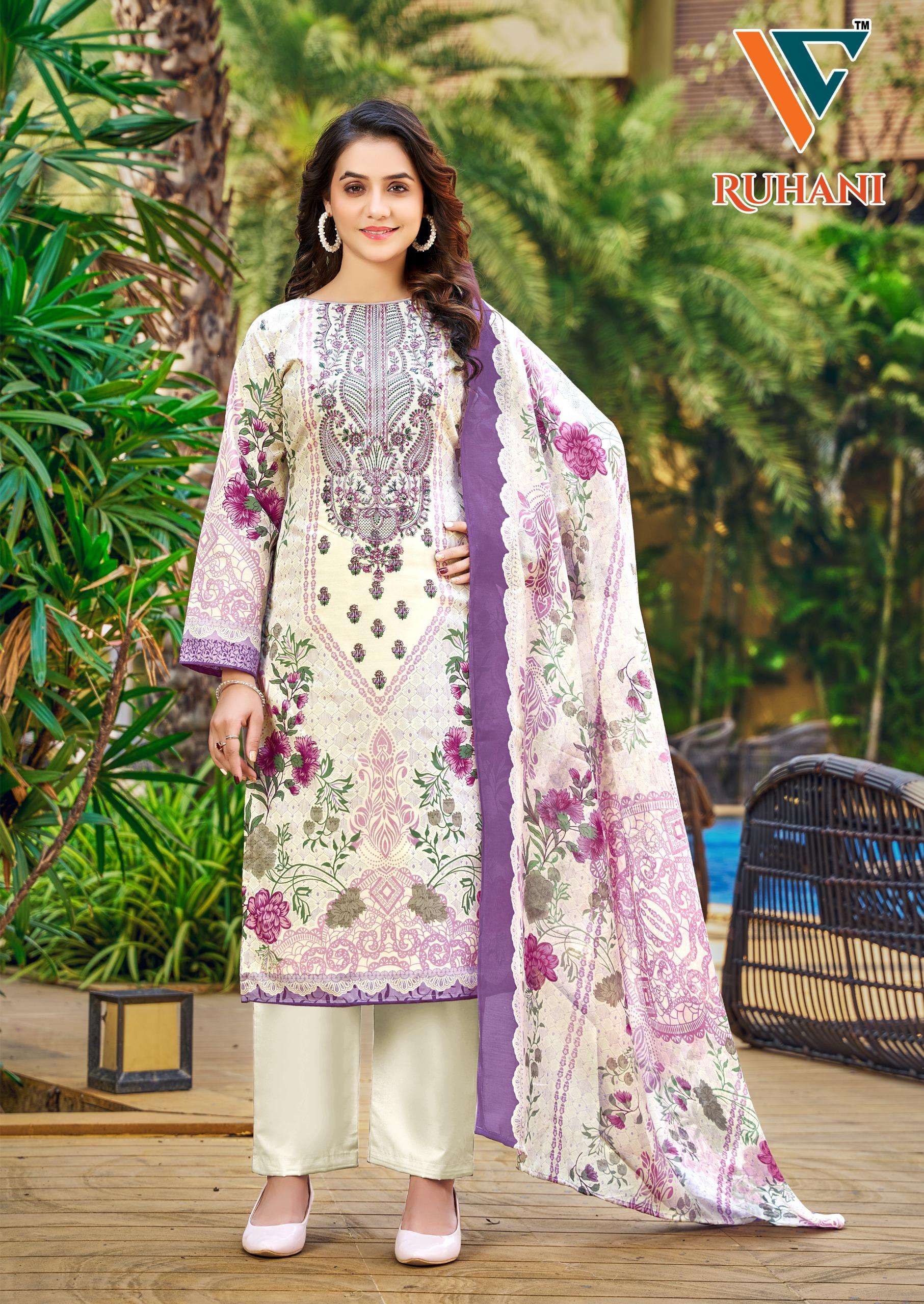 VANDANA‎ CREATION RUHANI VOL 34 COTTON DIGITAL PRINT SALWAR SUIT