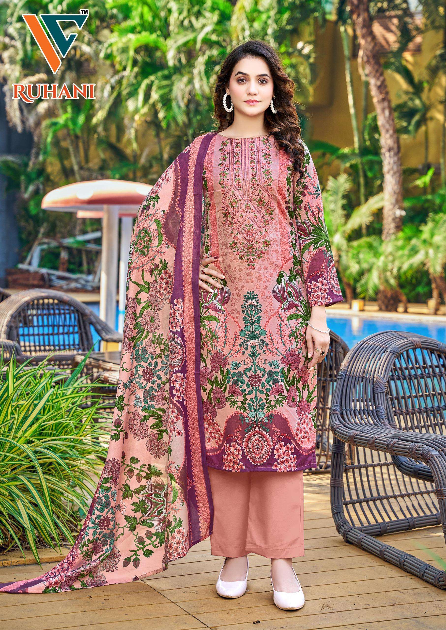 VANDANA‎ CREATION RUHANI VOL 34 COTTON DIGITAL PRINT SALWAR SUIT