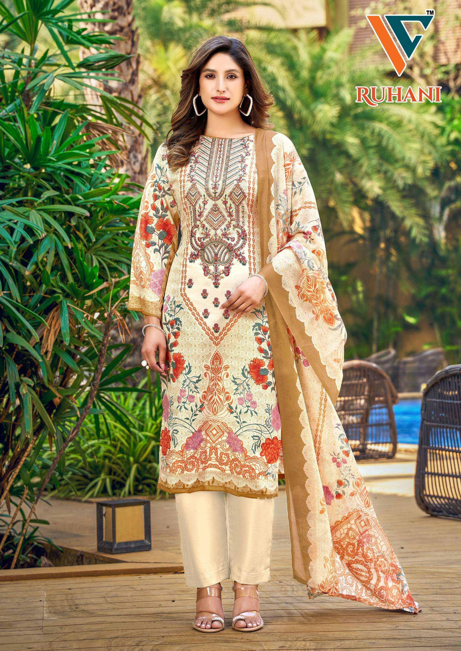 VANDANA‎ CREATION RUHANI VOL 34 COTTON DIGITAL PRINT SALWAR SUIT