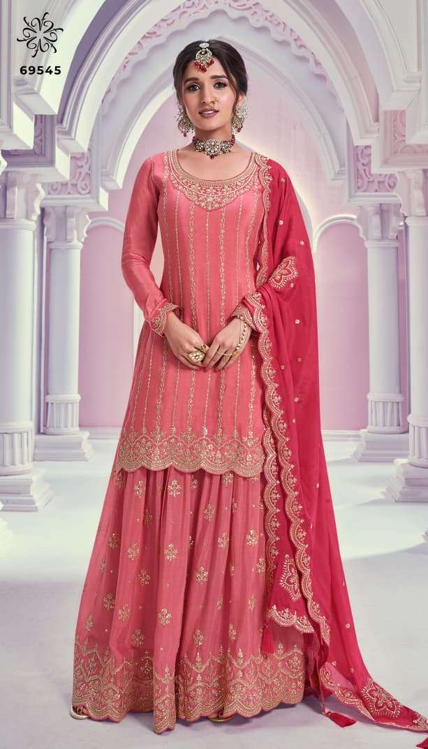 VINAY FASHION KULEESH RANGRASIYA HIT LIST HEAVY EMBROIDERED FESTIVE WEAR SUIT