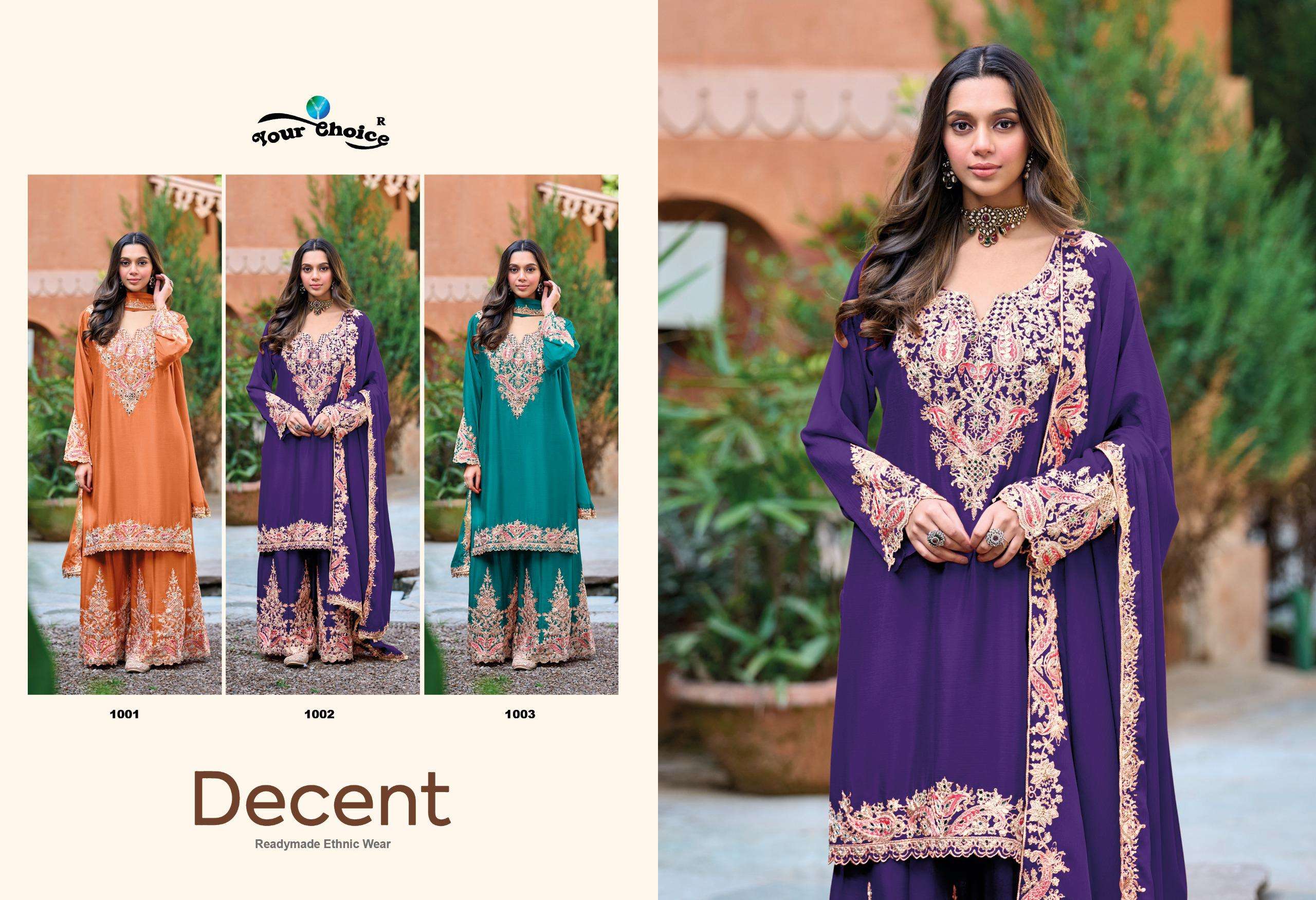 YOUR CHOICE DECENT HEAVY EMBROIDERY DESIGNER WEDDING WEAR SUIT