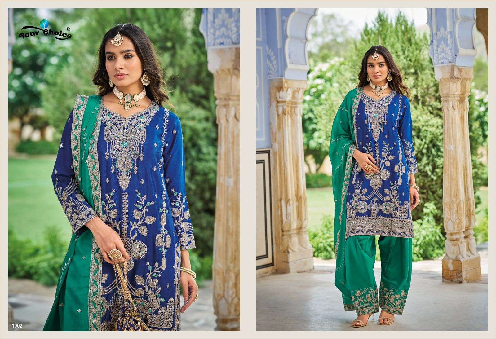 YOUR CHOICE FARSI STYLE VOL 1 HEAVY DESIGNER PARTY WEAR LADIES SUIT