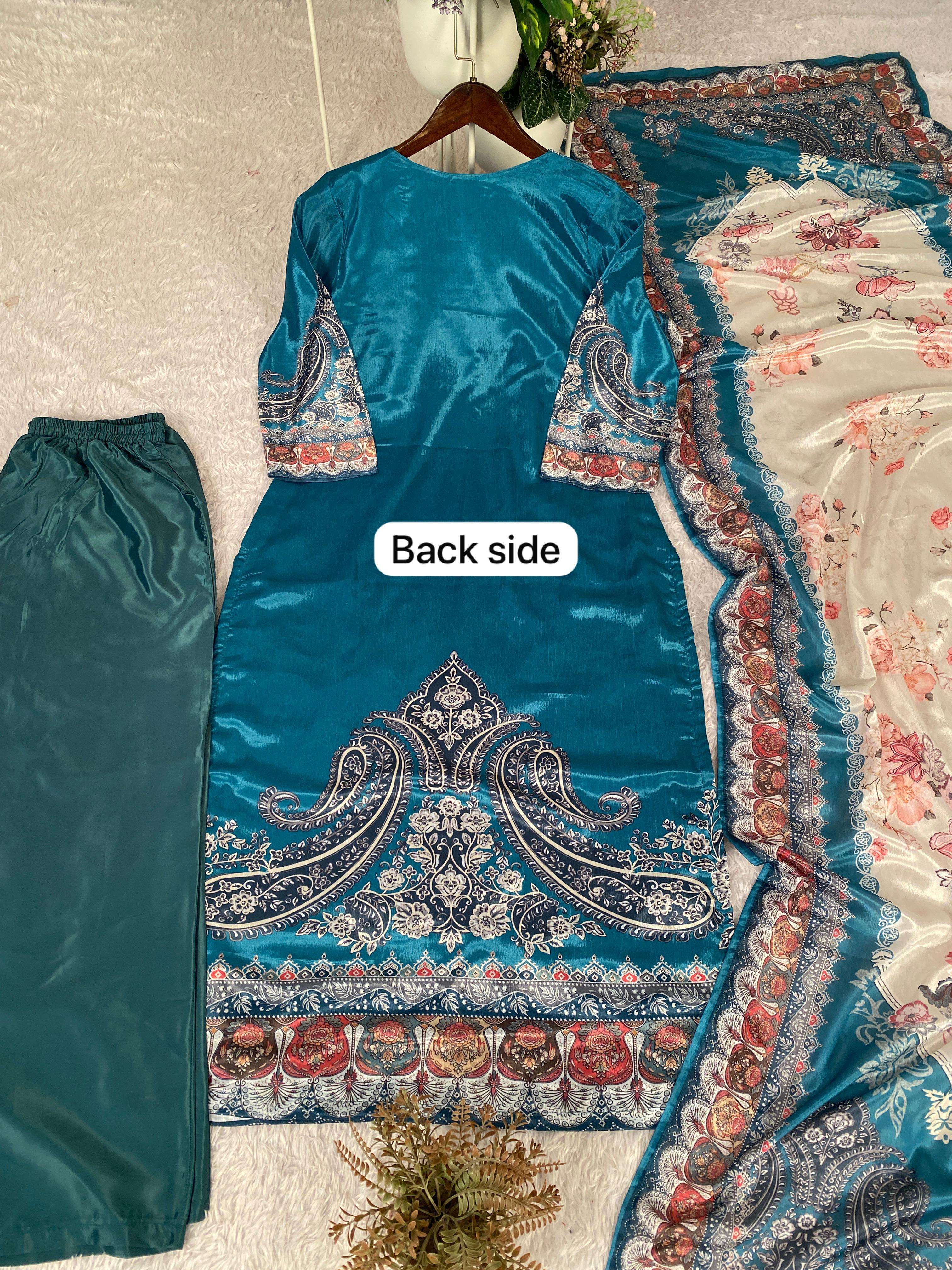 BE 438 CHINON DESIGNER FANCY DESIGNER WORK READY MADE LADIES SUIT