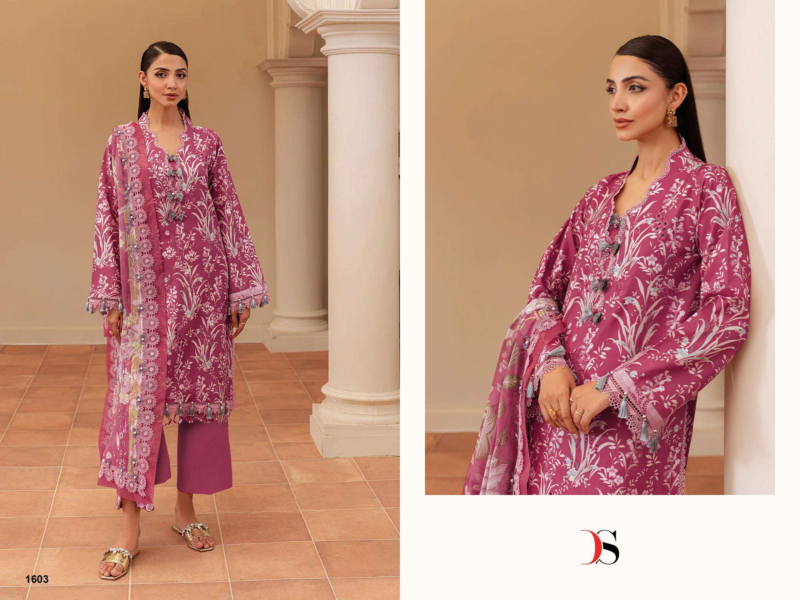 DEEPSY SUITS JADE LUMEA COTTON PATCH EMBROIDERY WORK SALWAR KAMEEZ 