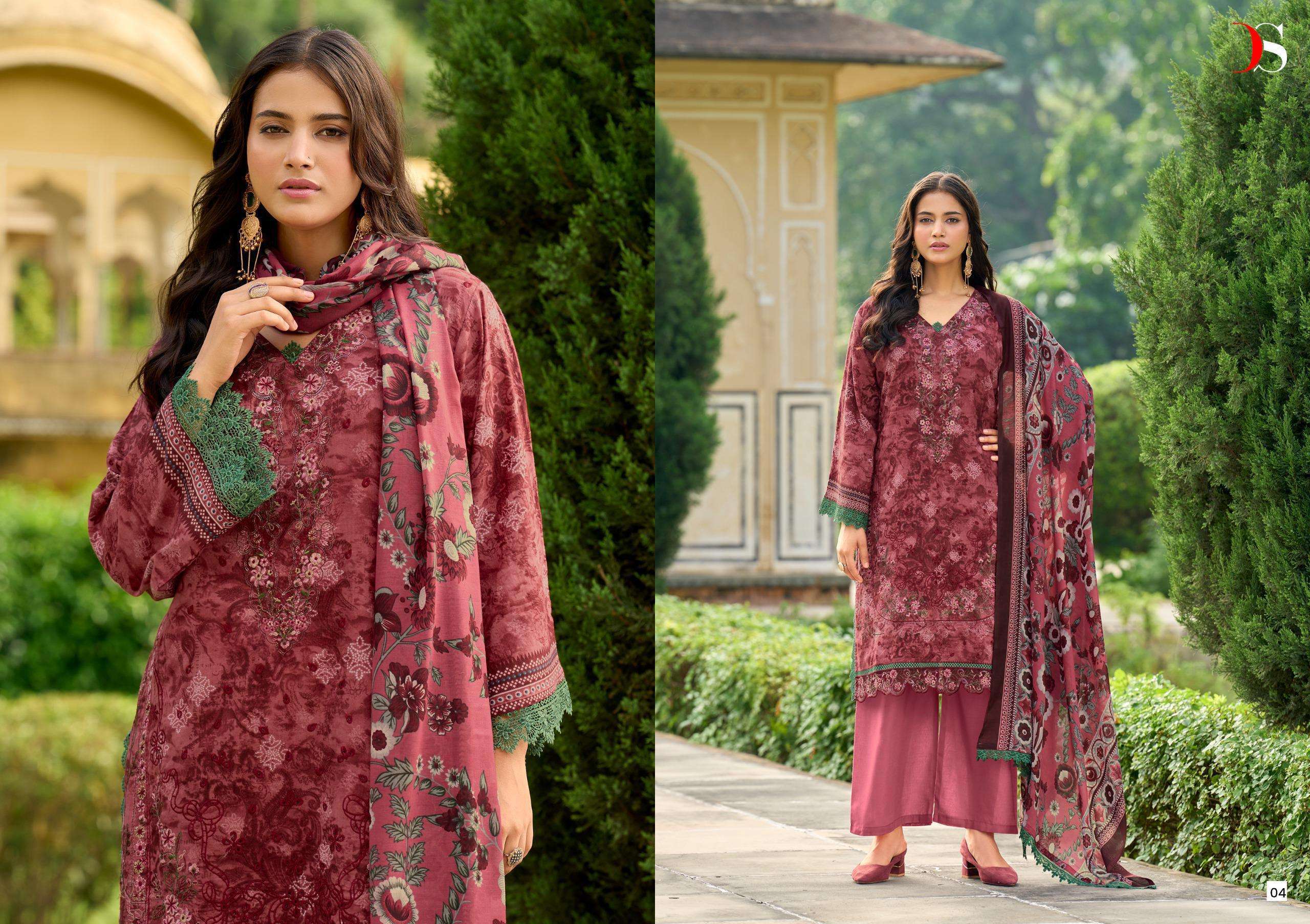 DEEPSY SUITS TAWAKKAL PREMIUM COLLECTION 25 VOL 2 COTTON DESIGNER WORK SUIT