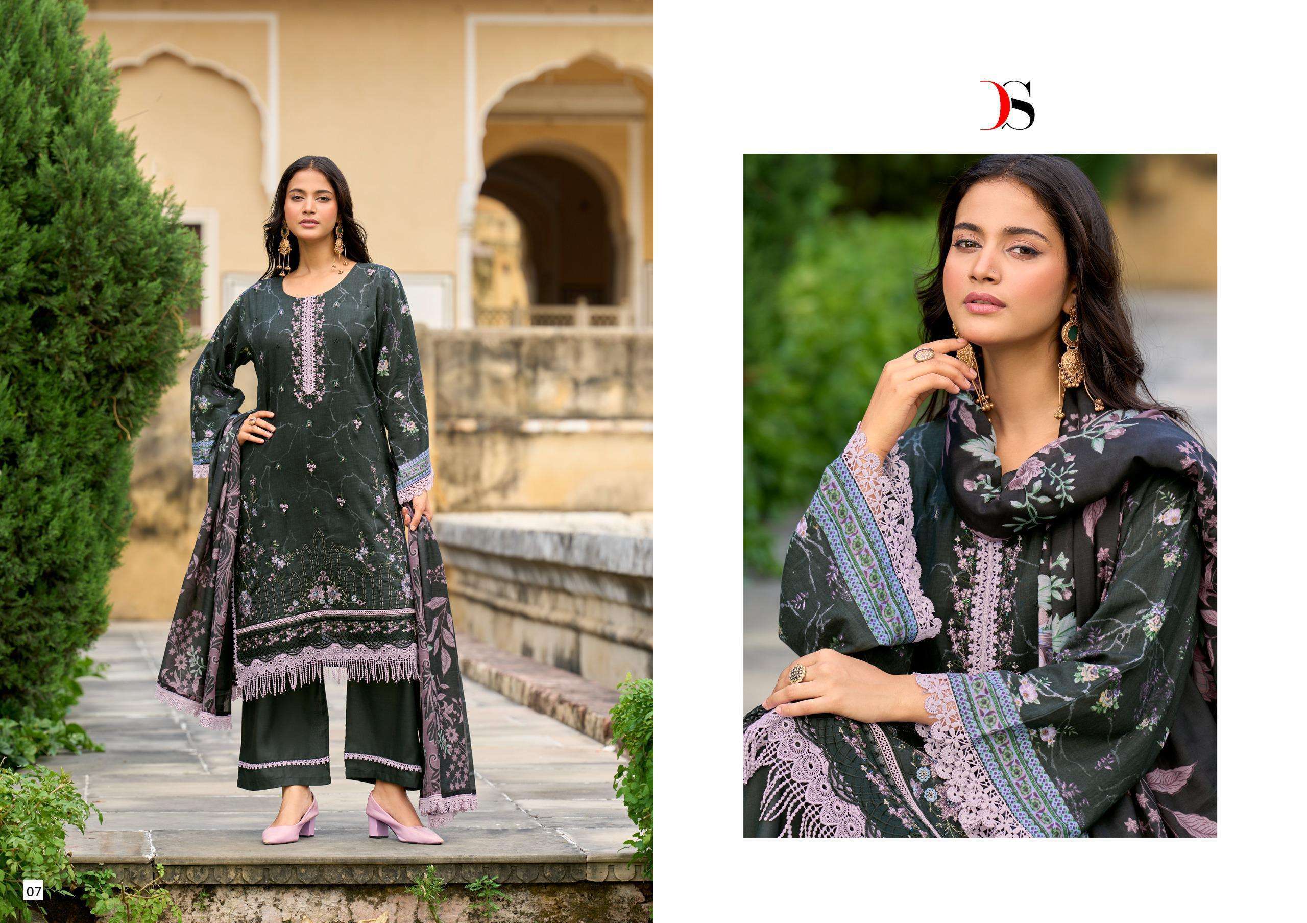 DEEPSY SUITS TAWAKKAL PREMIUM COLLECTION 25 VOL 2 COTTON DESIGNER WORK SUIT