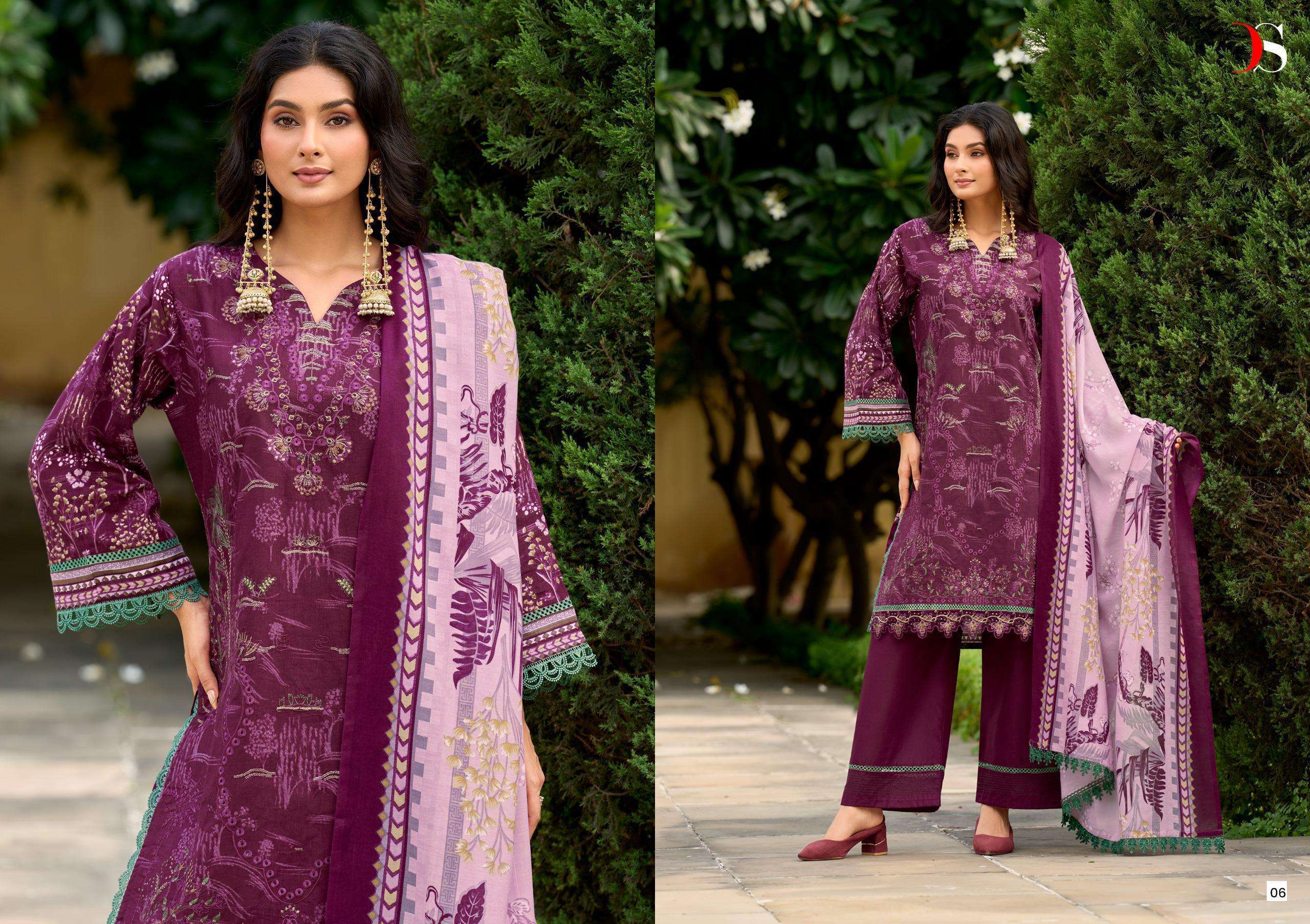 DEEPSY SUITS TAWAKKAL PREMIUM COLLECTION 25 VOL 2 COTTON DESIGNER WORK SUIT