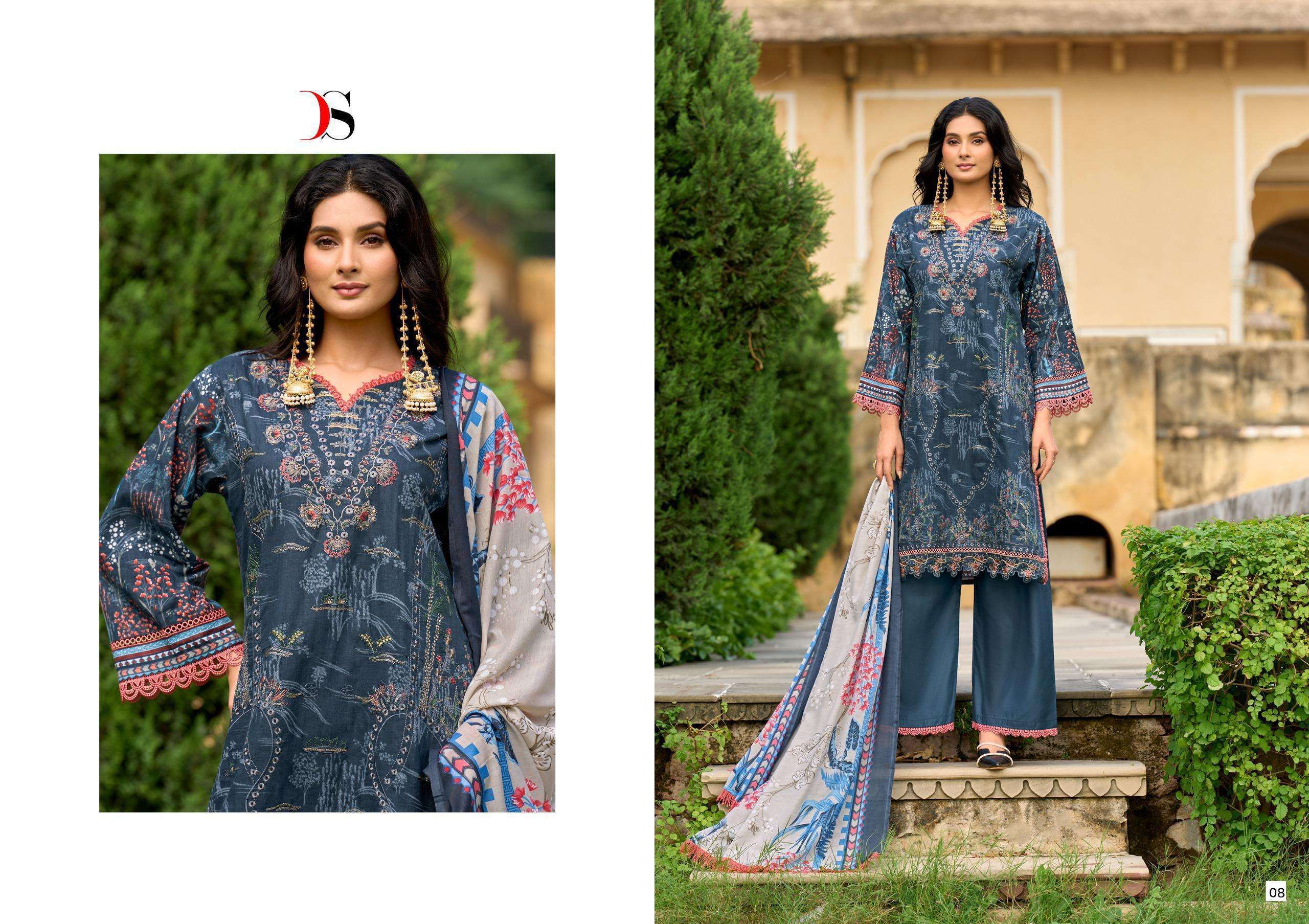 DEEPSY SUITS TAWAKKAL PREMIUM COLLECTION 25 VOL 2 COTTON DESIGNER WORK SUIT