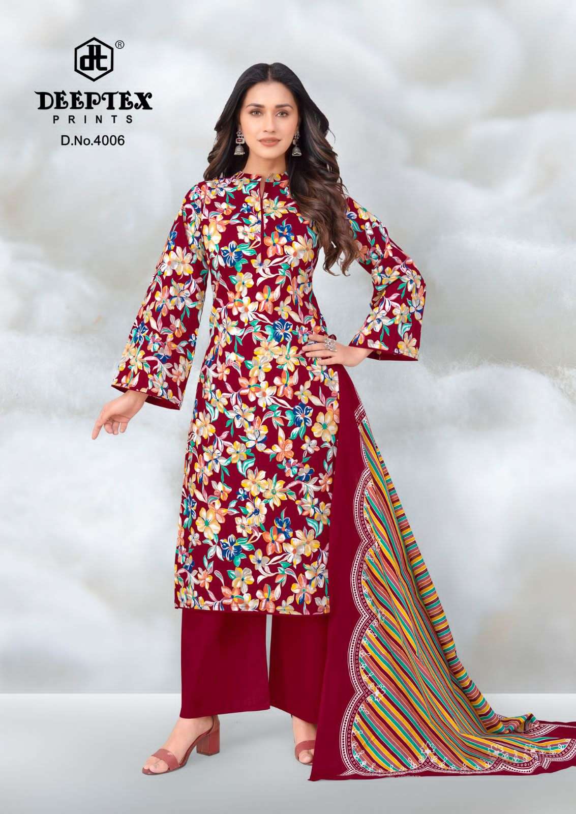 DEEPTEX PRINTS AALIA AFREEN VOL 4 LAWN COTTON DIGITAL PRINTS SUIT