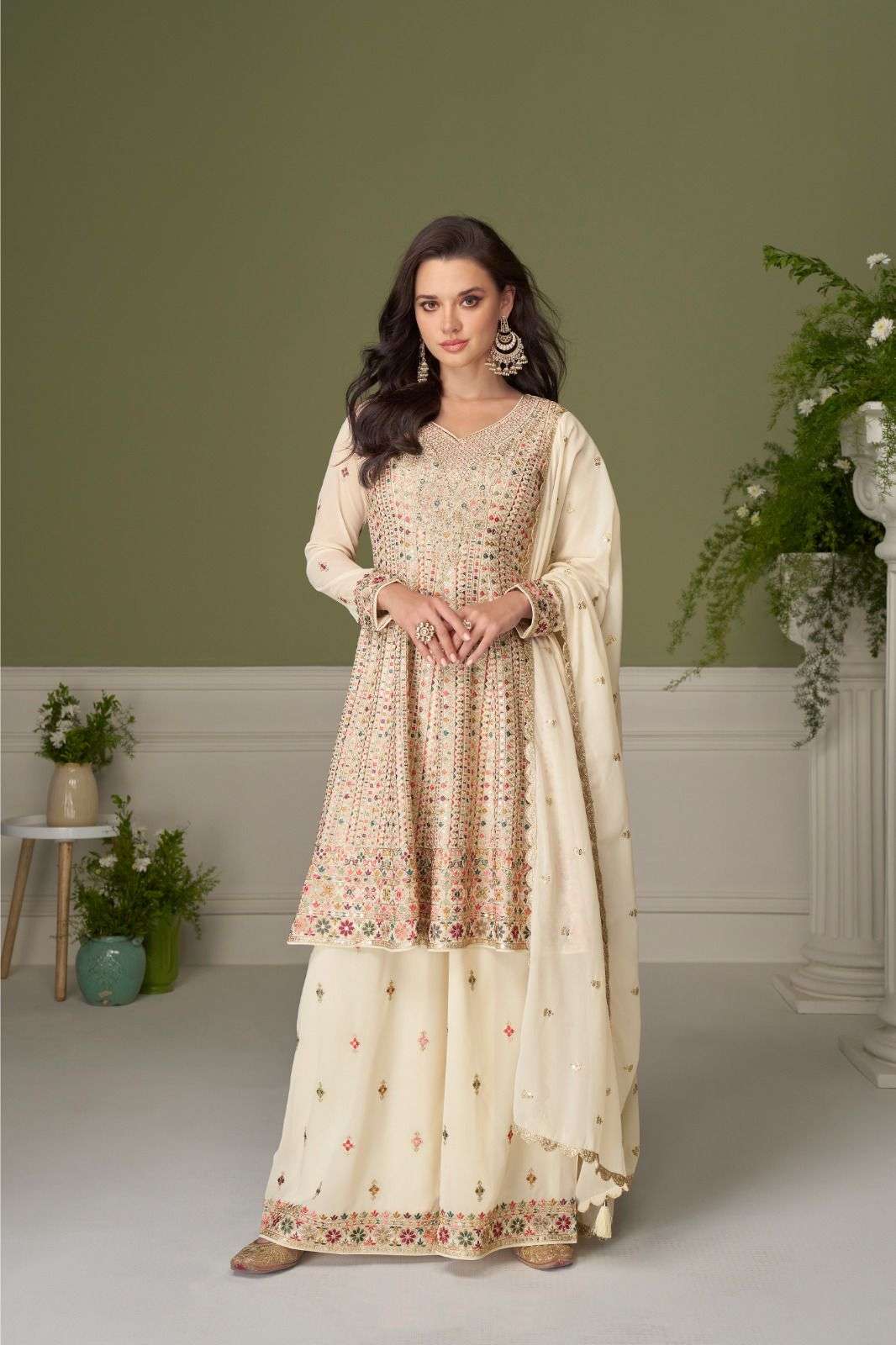 GULKAYRA DESIGNER GLAMOUR GEORGETTE HEAVY DESIGNER PARTY WEAR SUIT