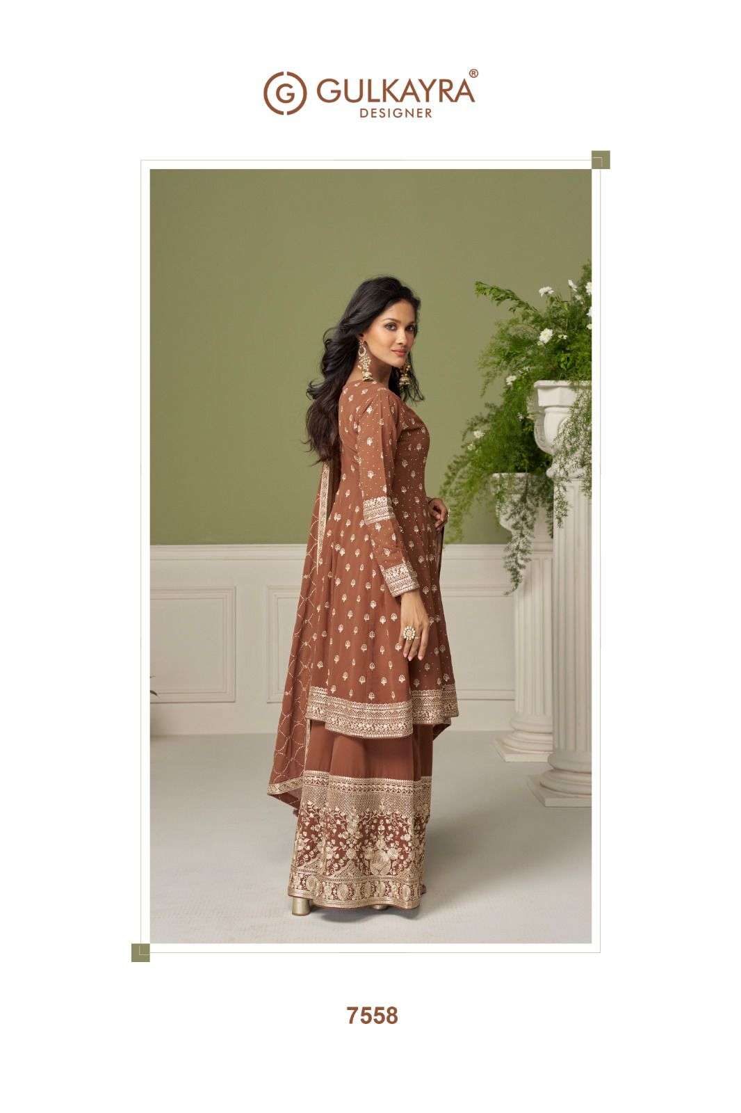 GULKAYRA DESIGNER GLAMOUR GEORGETTE HEAVY DESIGNER PARTY WEAR SUIT