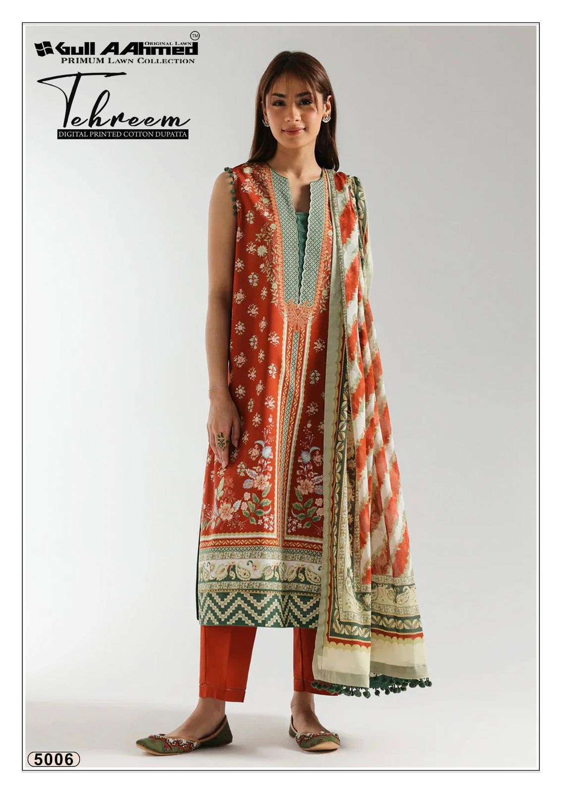 GULL AAHMED TEHREEM VOL 5 COTTON DIGITAL PRINT SALWAR SUIT