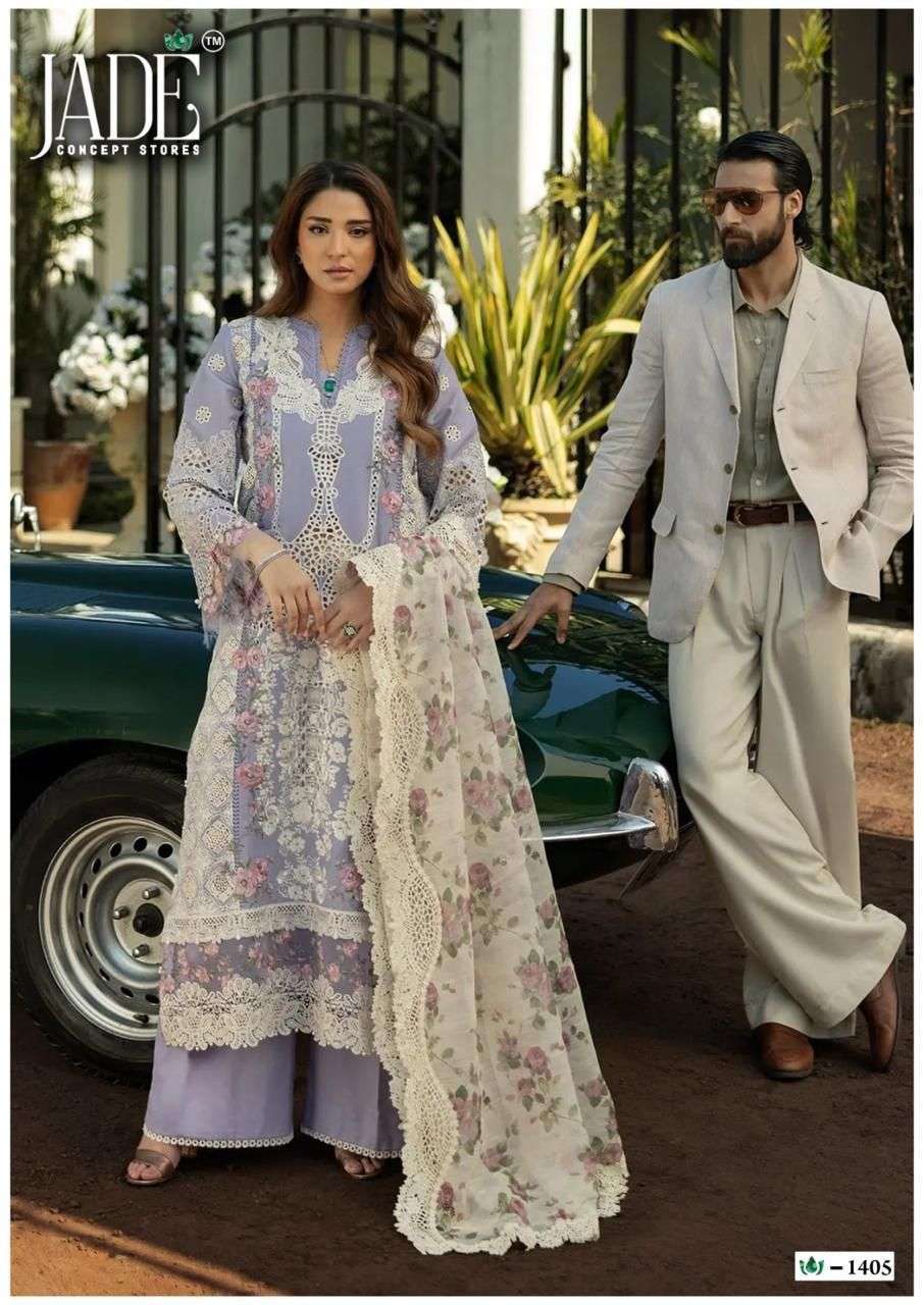 JADE CRIMSON EXCLUSIVE HEAVY LAWN COLLECTION VOL 14 NEW DESIGNS LAWN COTTON SUIT