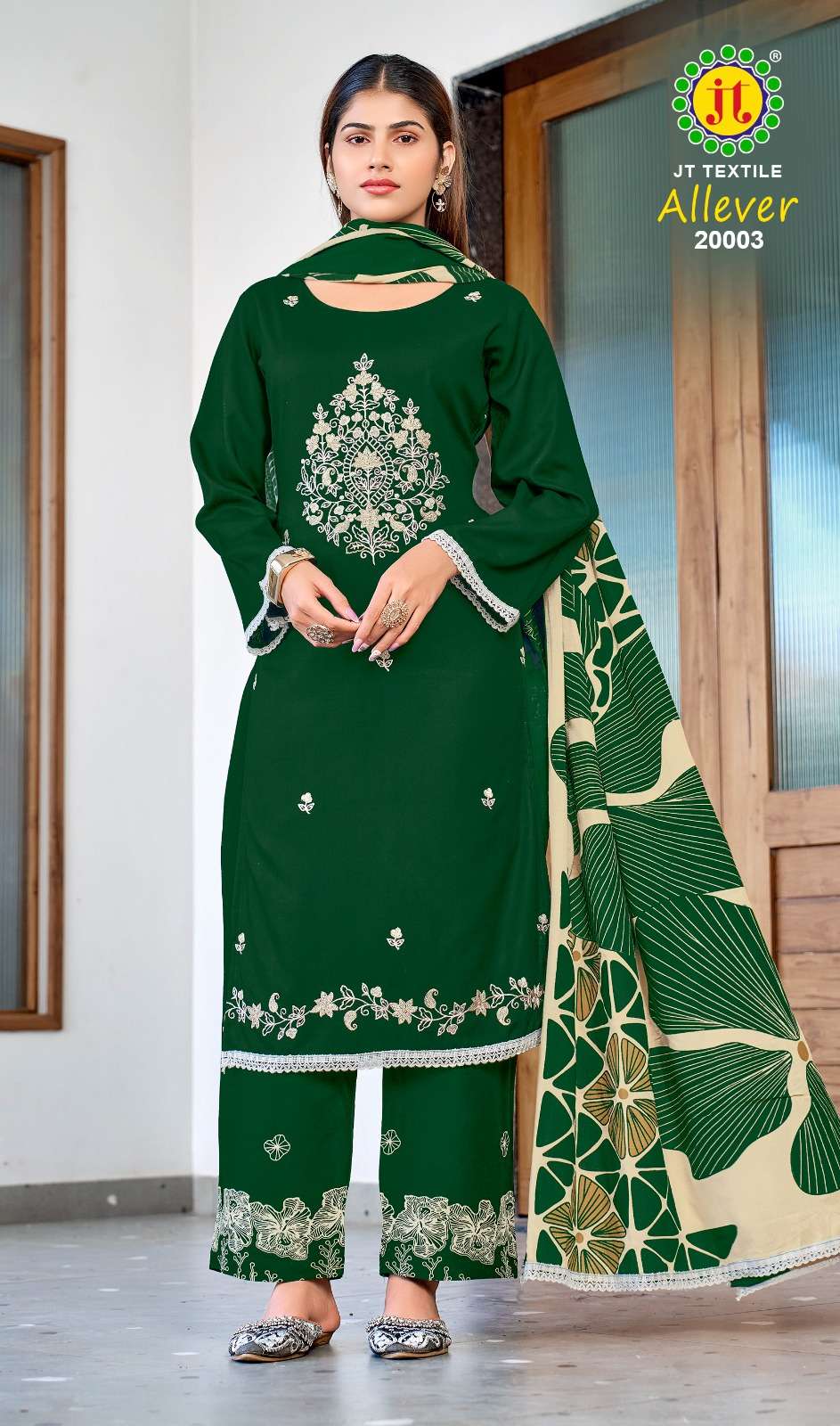 JT ALL EVER VOL 20 RAYON FANCY WORKS LADIES SALWAR SUIT