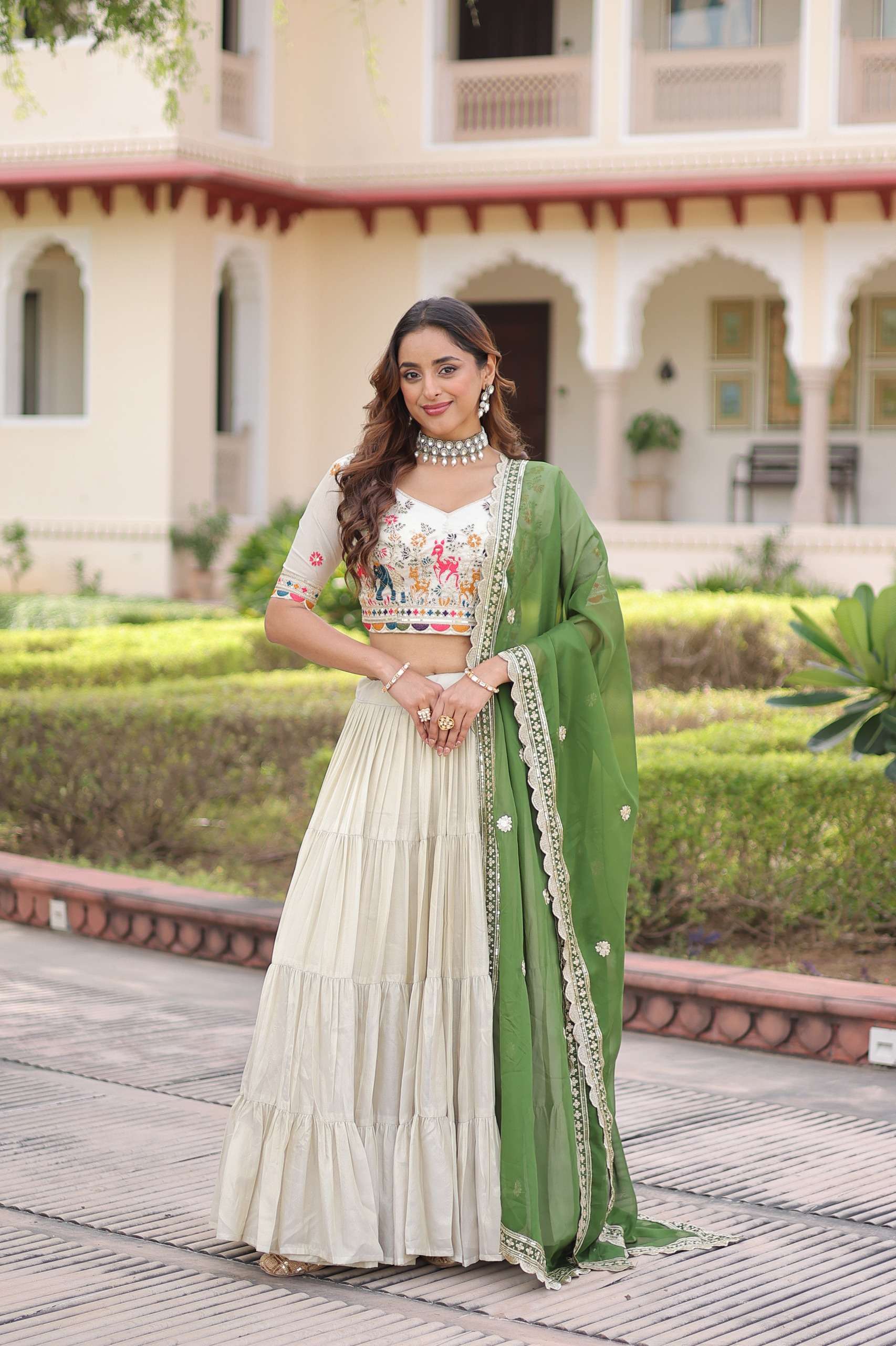 KA 5061 SILK DESIGNER FESTIVE WEAR LEHENGA CHOLI COLLECTIONS 