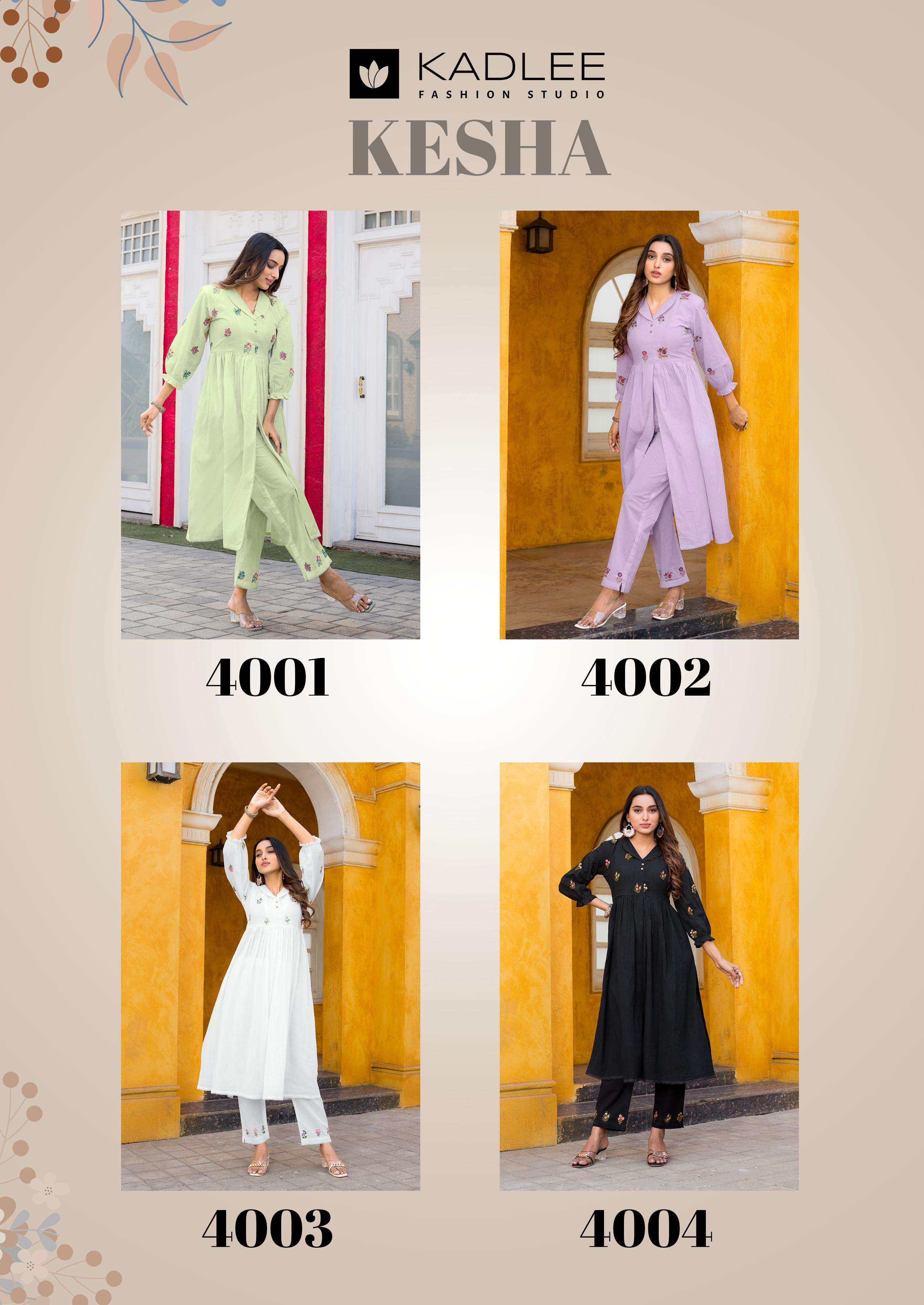 KADLEE FASHION KESHA COTTON PREETY LOOKS LADIES KURTI WITH BOTTOM PAIR 