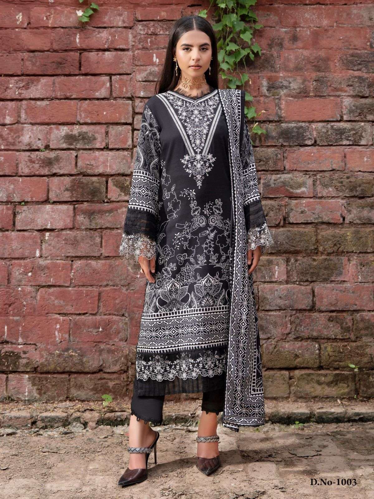 KAF FABRIC EVAYRA GULAAL LUXURY LAWN COLLECTION VOL 1 DIGITAL PRINT COTTON SALWAR SUIT