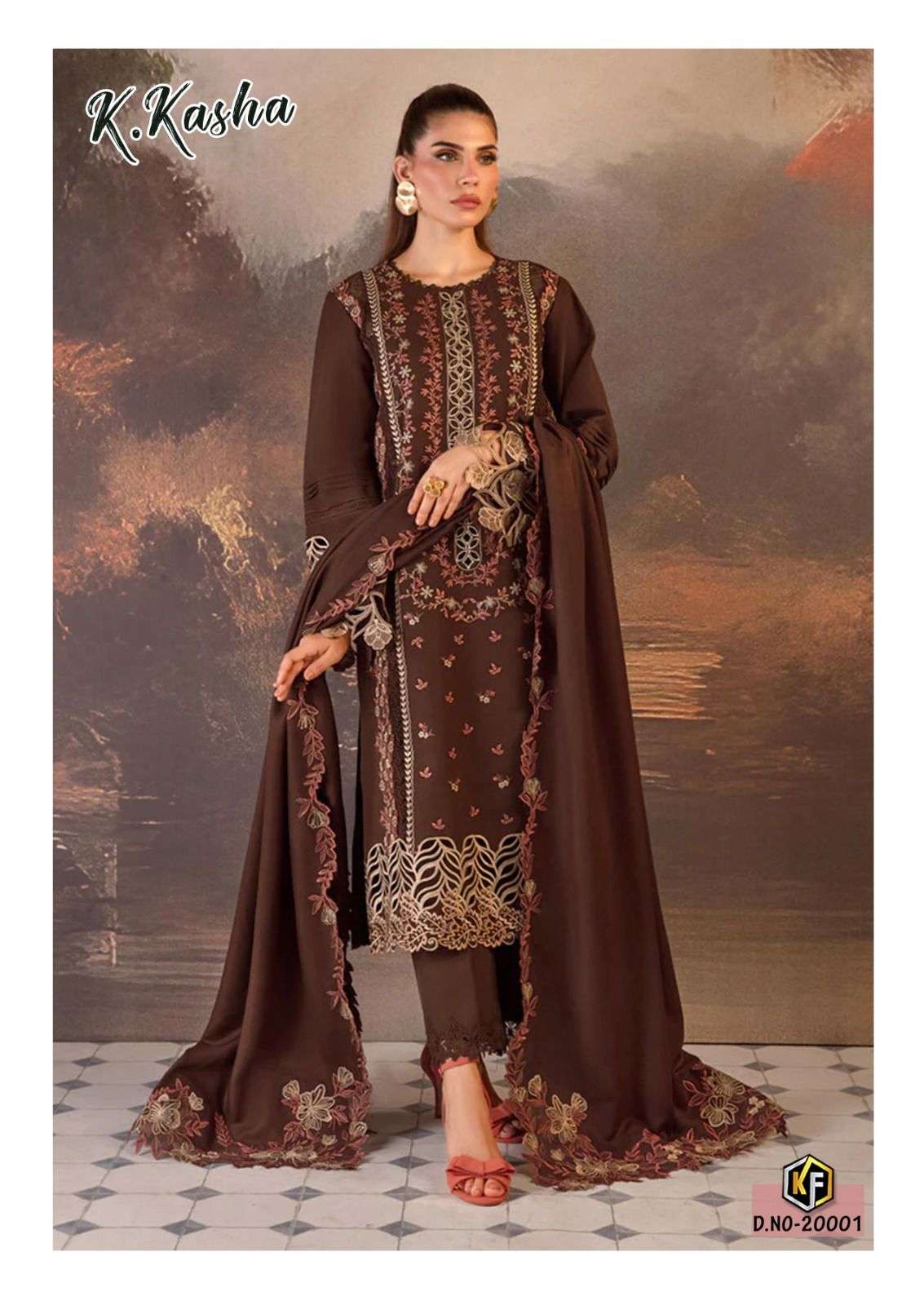 KEVAL FAB K KASHA VOL 20 COTTON DIGITAL STYLE PRINTS SALWAR SUIT