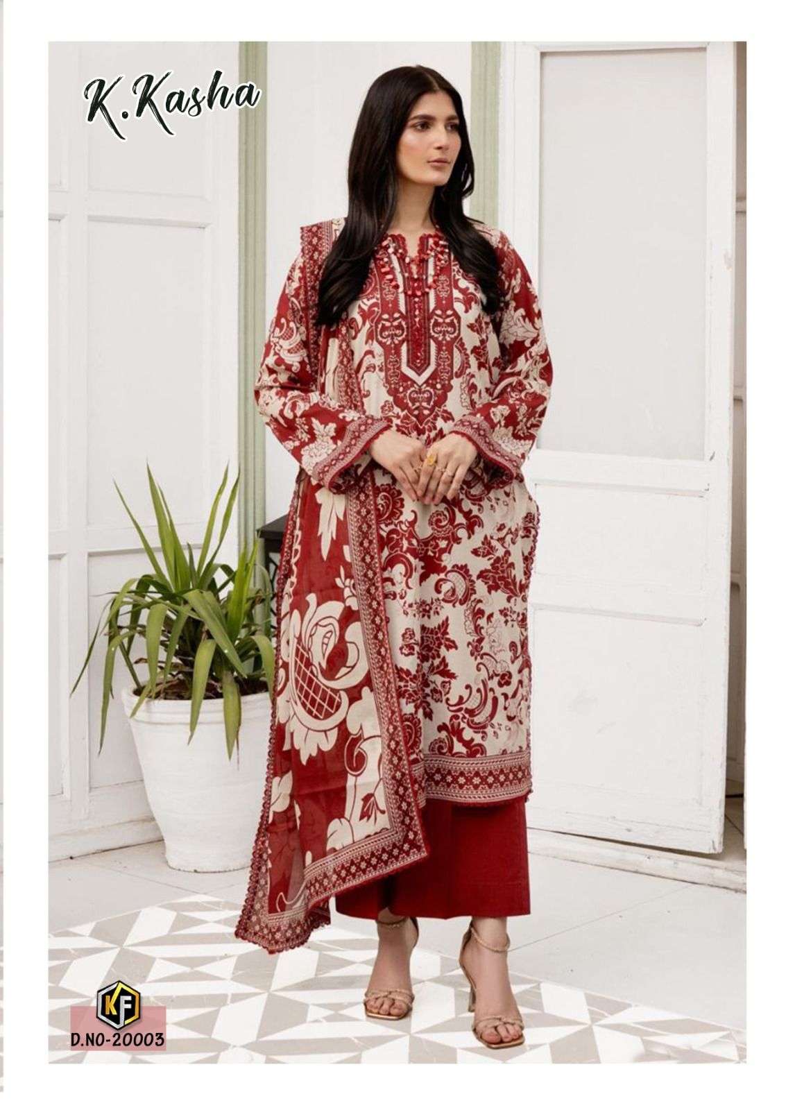 KEVAL FAB K KASHA VOL 20 COTTON DIGITAL STYLE PRINTS SALWAR SUIT