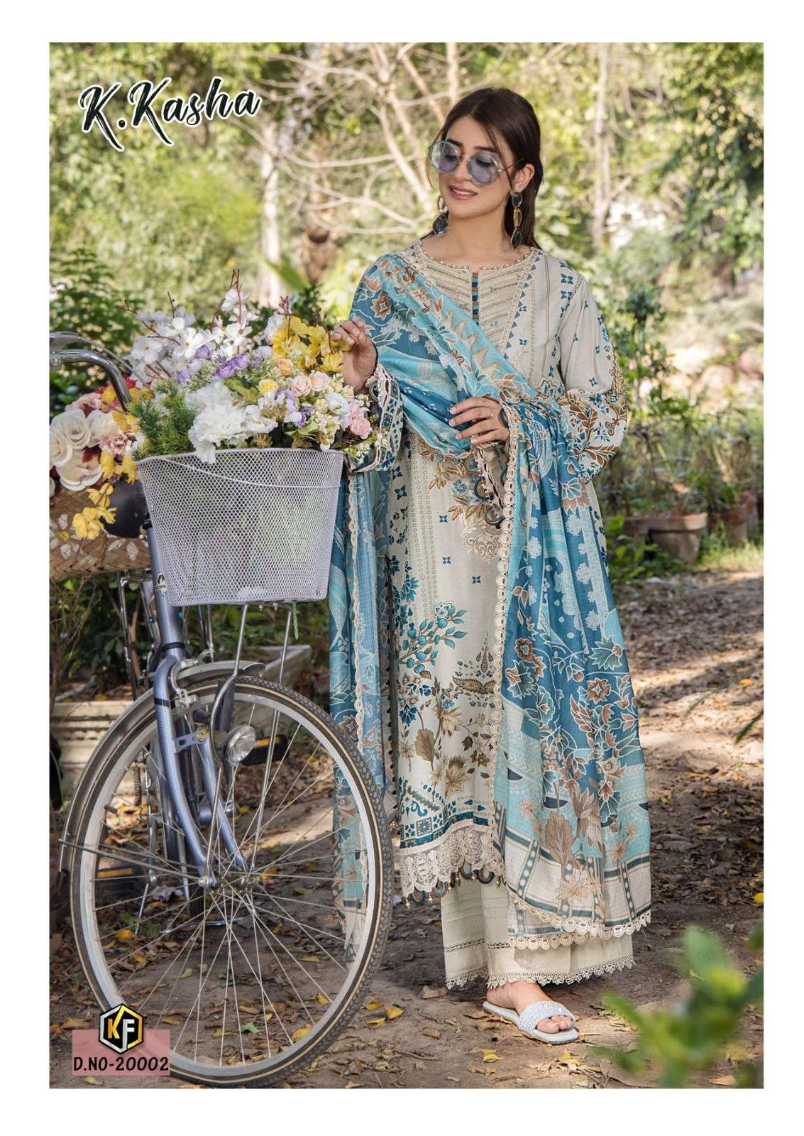 KEVAL FAB K KASHA VOL 20 COTTON DIGITAL STYLE PRINTS SALWAR SUIT
