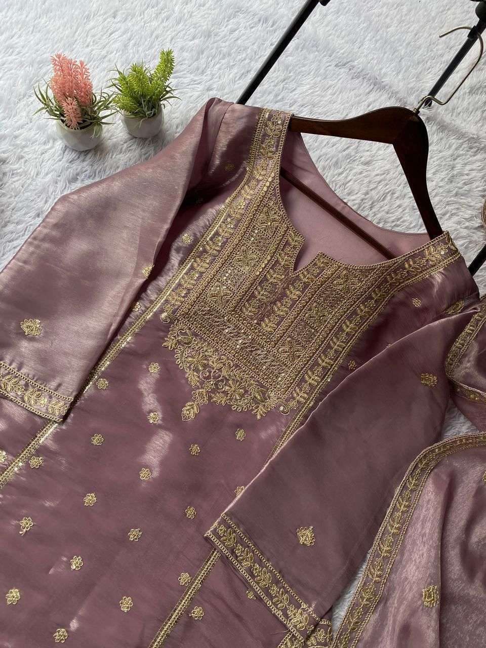 LG 2056 EMBROIDERY DESIGNER WORK PARTY WEAR LADIES SHARARA SUIT