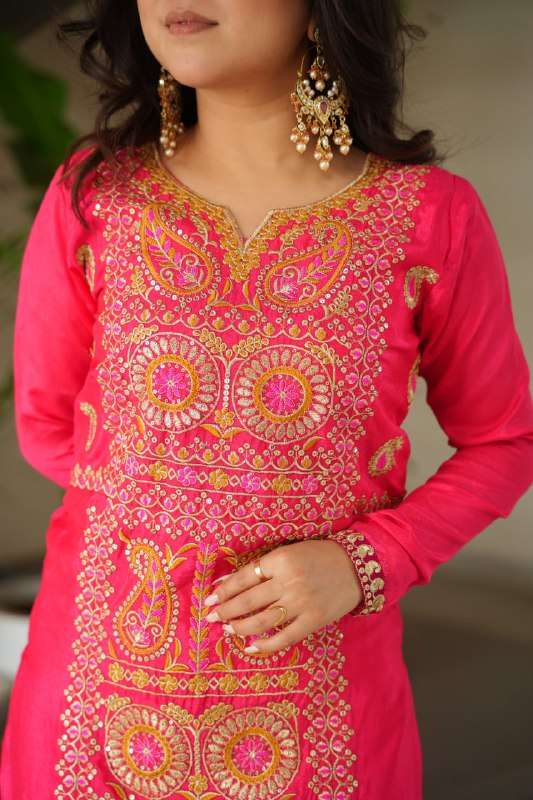 LW 9306 SILK DESIGNER FUNCTION WEAR READY MADE LADIES SUIT