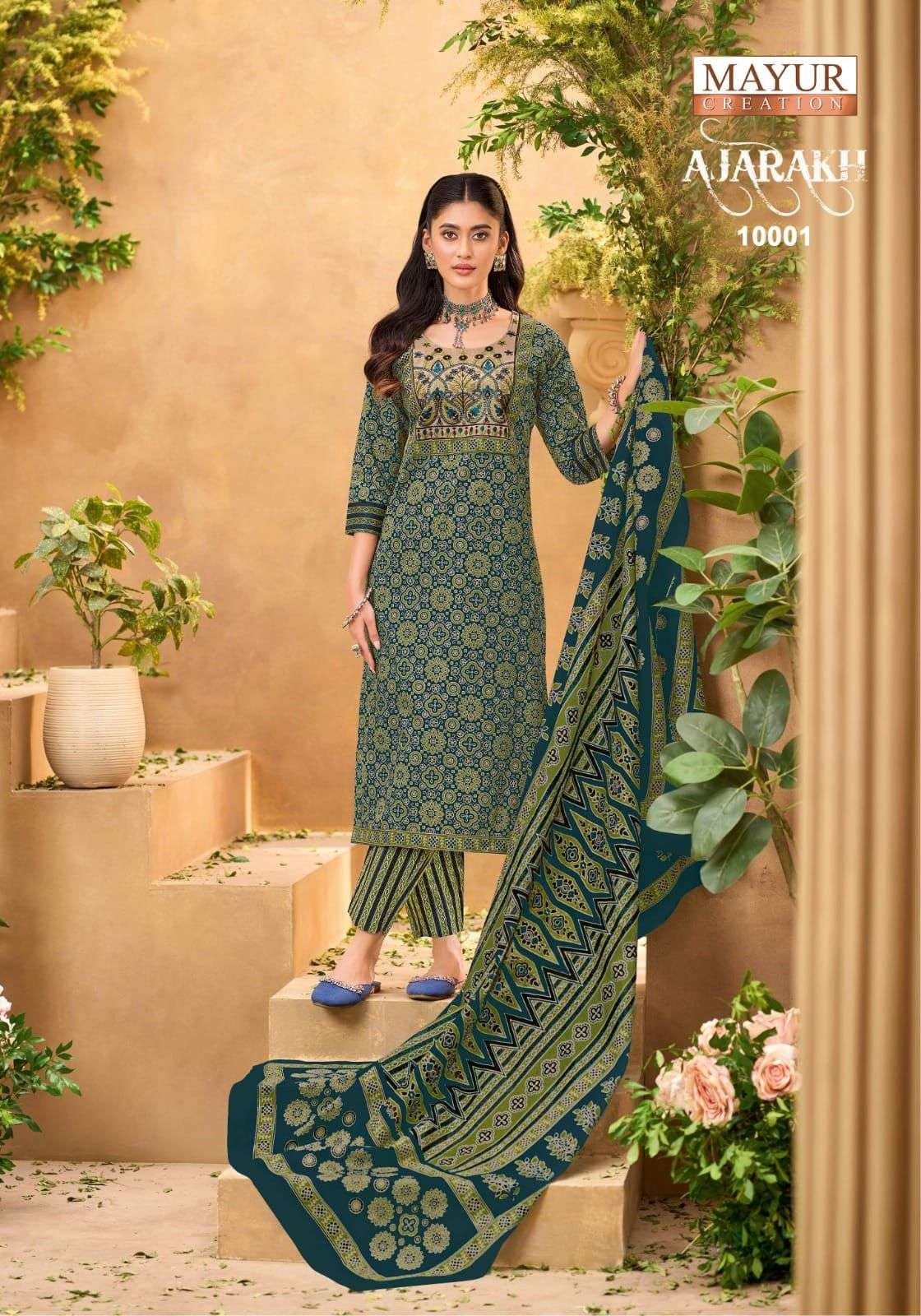 MAYUR CREATION AJARAKH VOL10 READY MADE COLLECTION