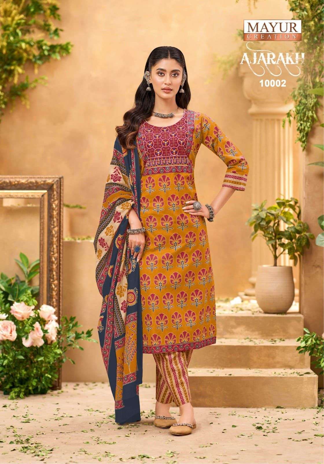 MAYUR CREATION AJARAKH VOL10 READY MADE COLLECTION