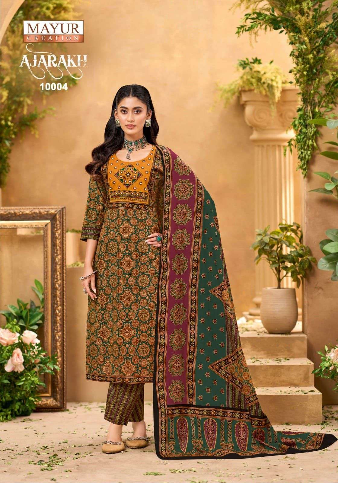 MAYUR CREATION AJARAKH VOL10 READY MADE COLLECTION