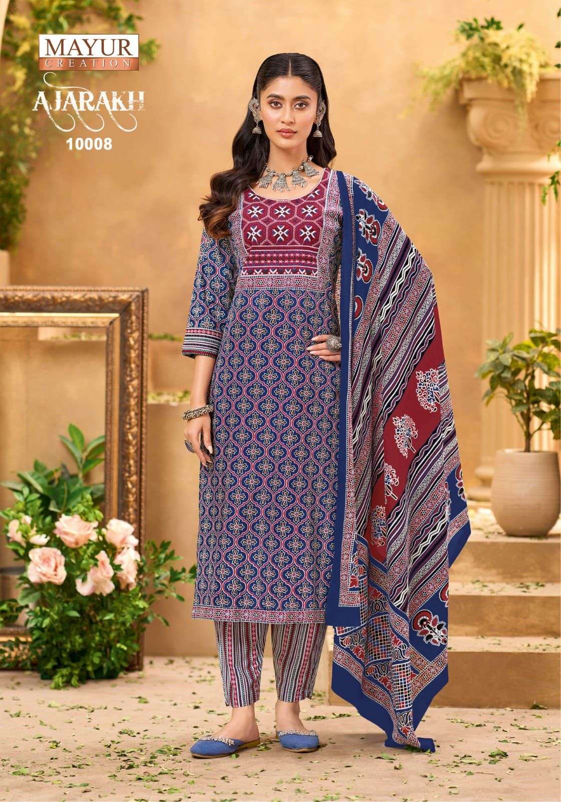 MAYUR CREATION AJARAKH VOL10 READY MADE COLLECTION