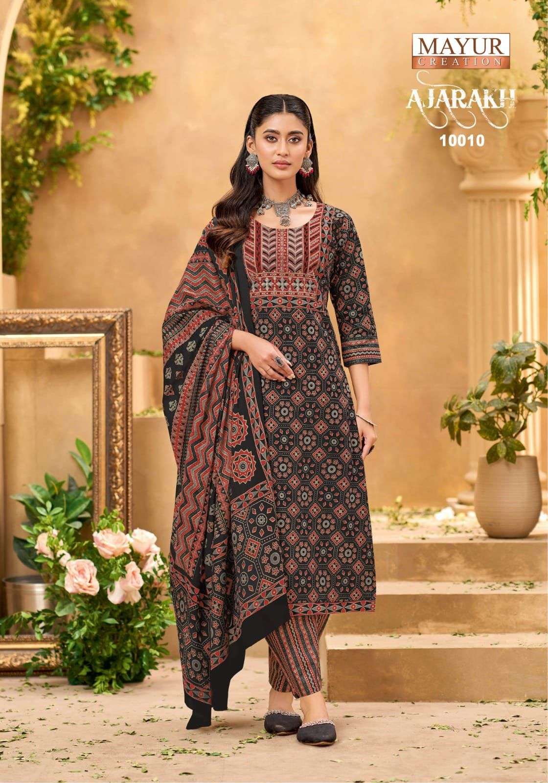 MAYUR CREATION AJARAKH VOL10 READY MADE COLLECTION