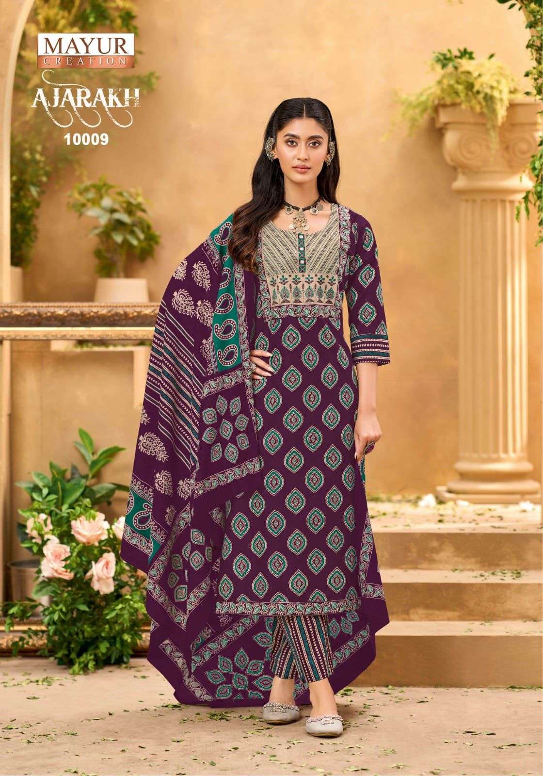 MAYUR CREATION AJARAKH VOL10 READY MADE COLLECTION