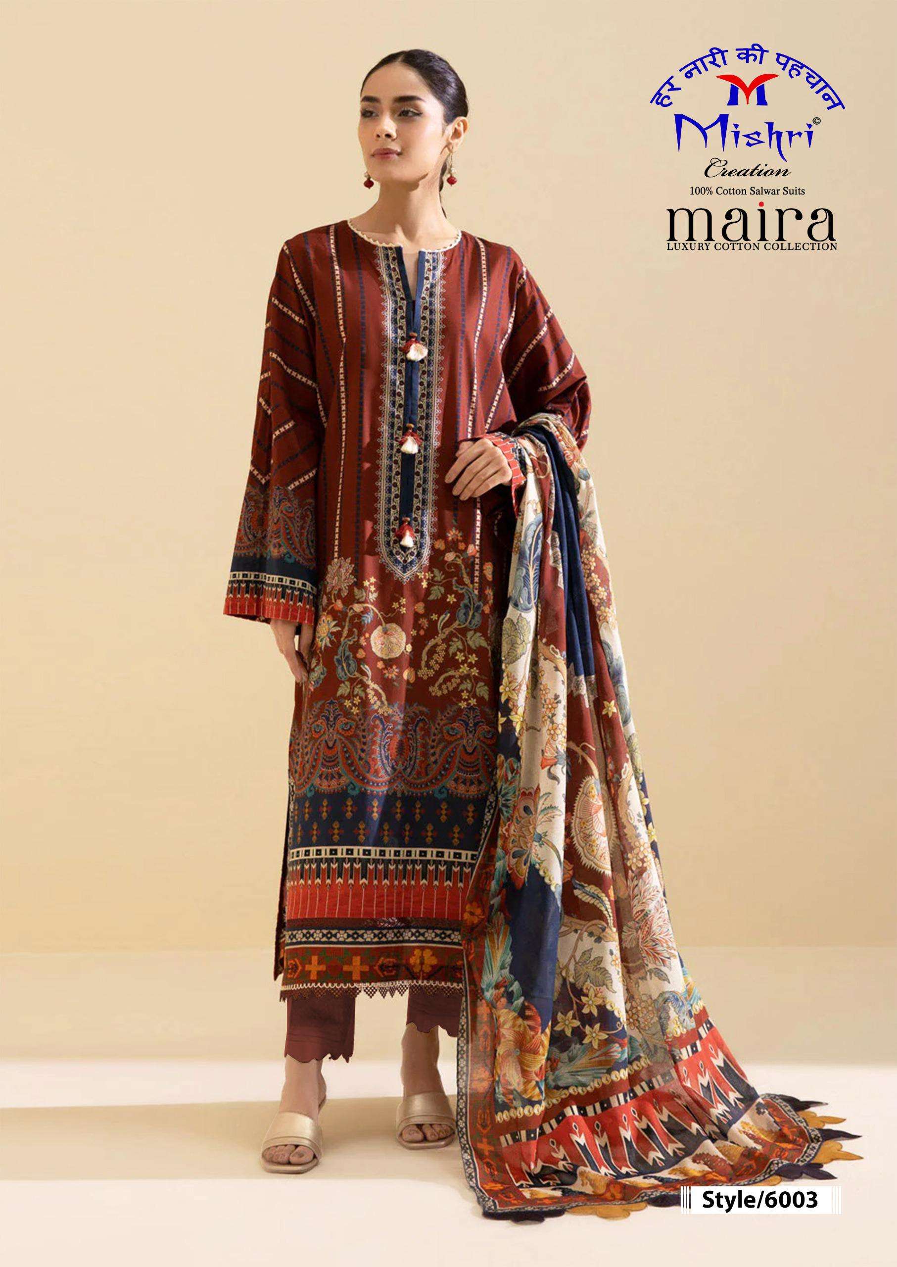 MISHRI CREATION MAIRA VOL 6 COTTON DIGITAL PRINT SALWAR SUIT