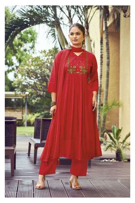 OSSM GULMOHAR FANCY NAIRA CUT STYLE LADIES 3 PIECE SET COLLECTION 