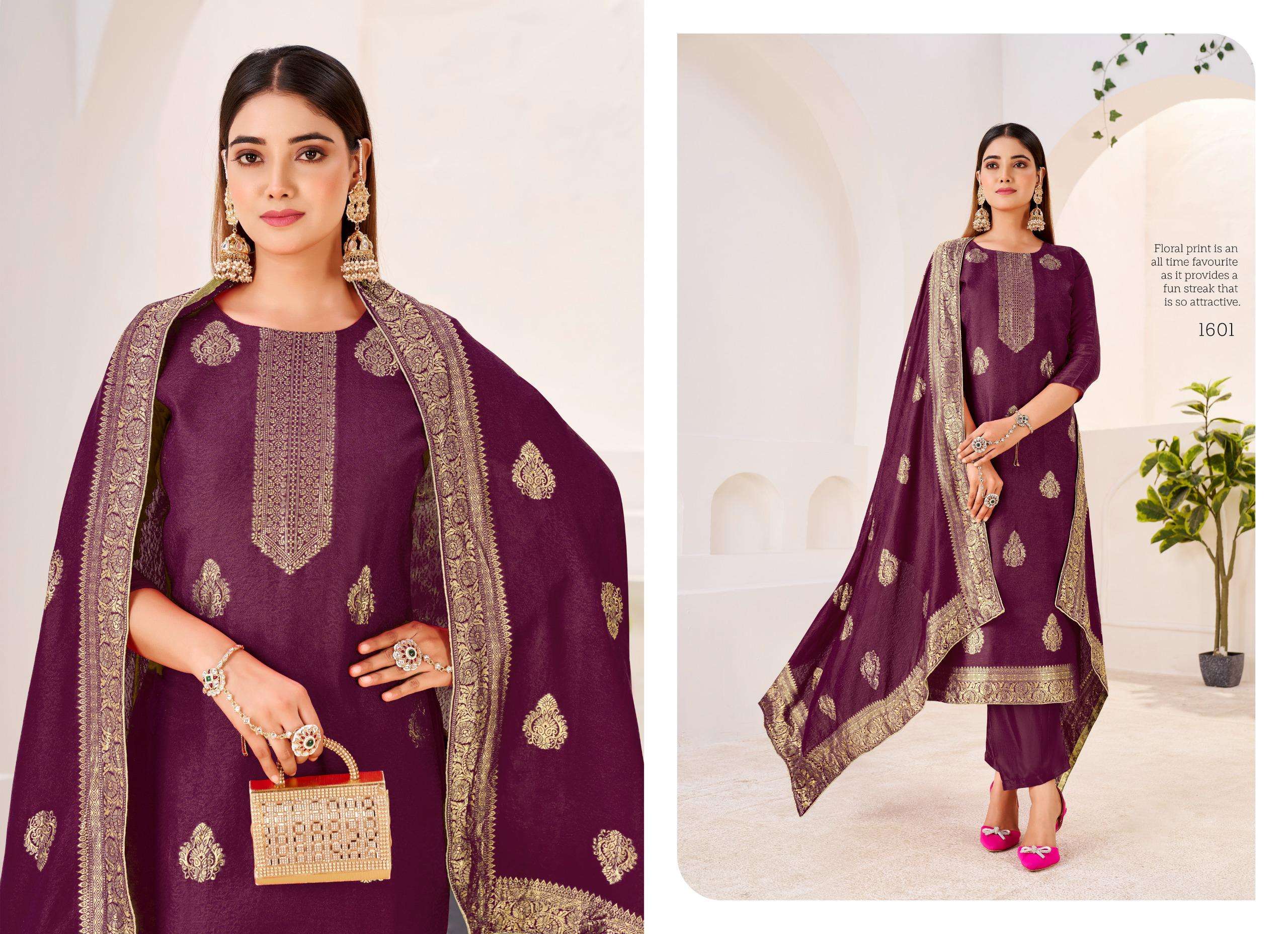 TANIKSH FASHION KRISA VISCOSE JACQUARD DESIGNER WORK LADIES SUIT