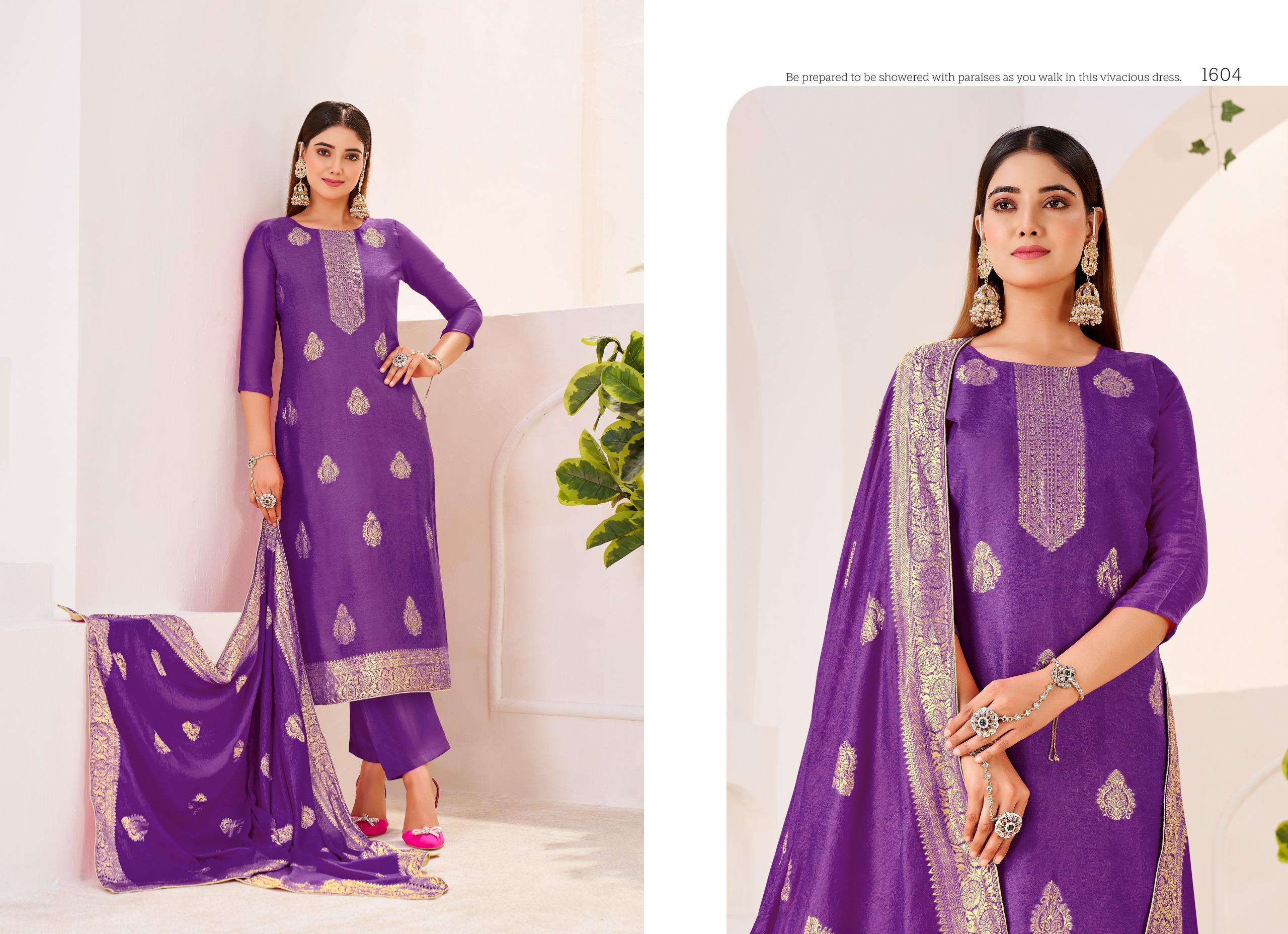 TANIKSH FASHION KRISA VISCOSE JACQUARD DESIGNER WORK LADIES SUIT