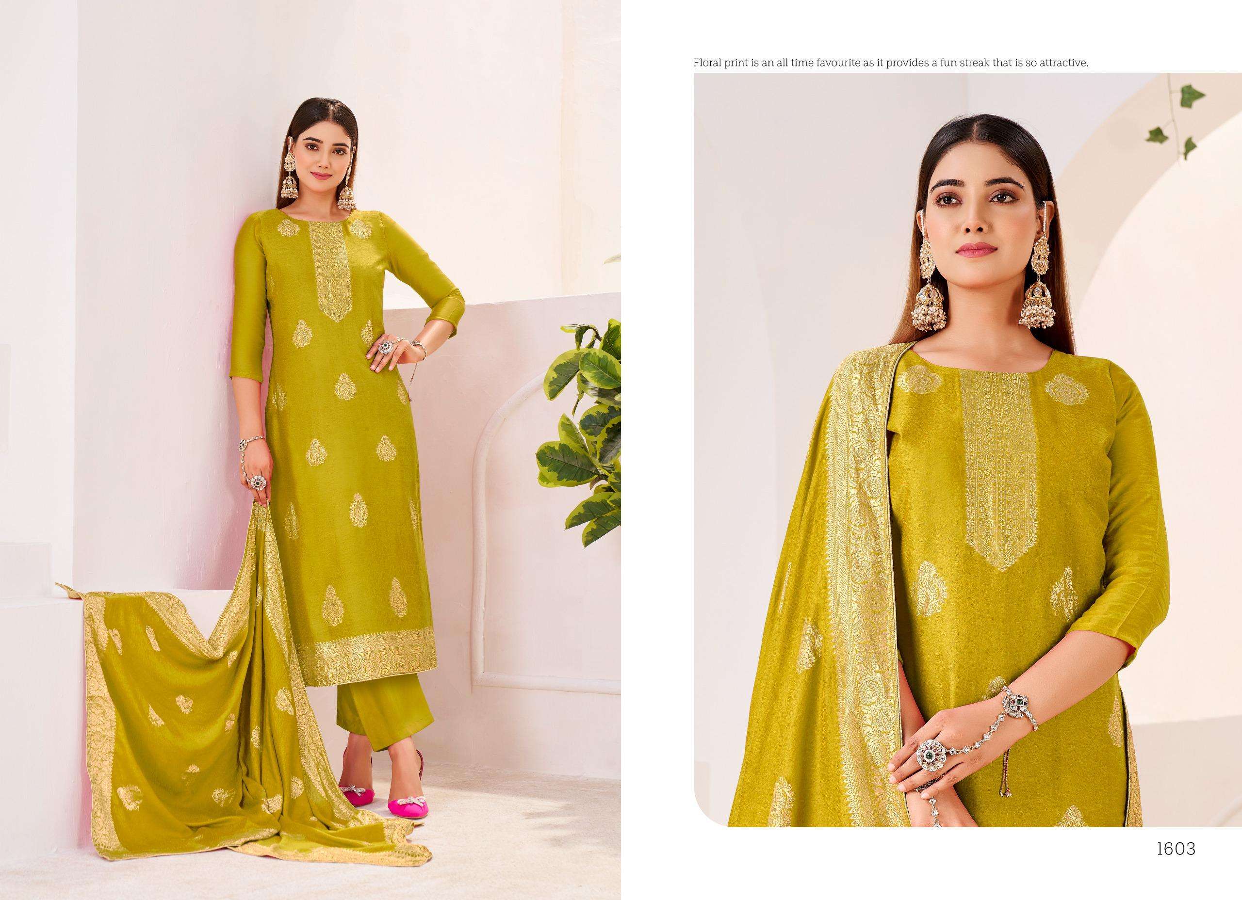 TANIKSH FASHION KRISA VISCOSE JACQUARD DESIGNER WORK LADIES SUIT