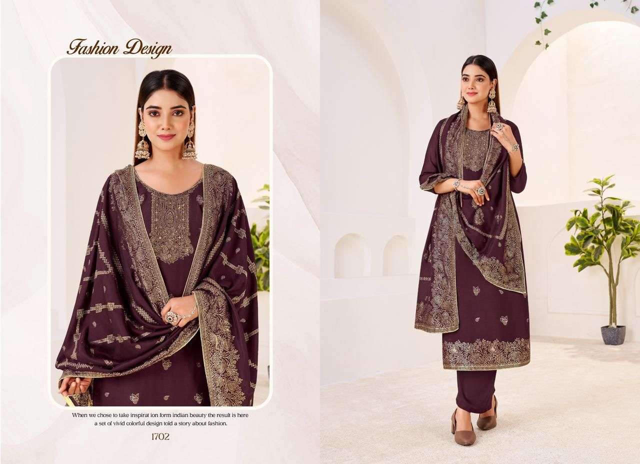  TANISHK ORION MUSLIN JACQUARD DESIGNER WORK SUIT