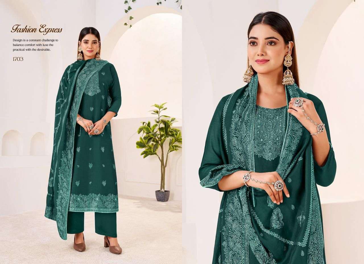  TANISHK ORION MUSLIN JACQUARD DESIGNER WORK SUIT