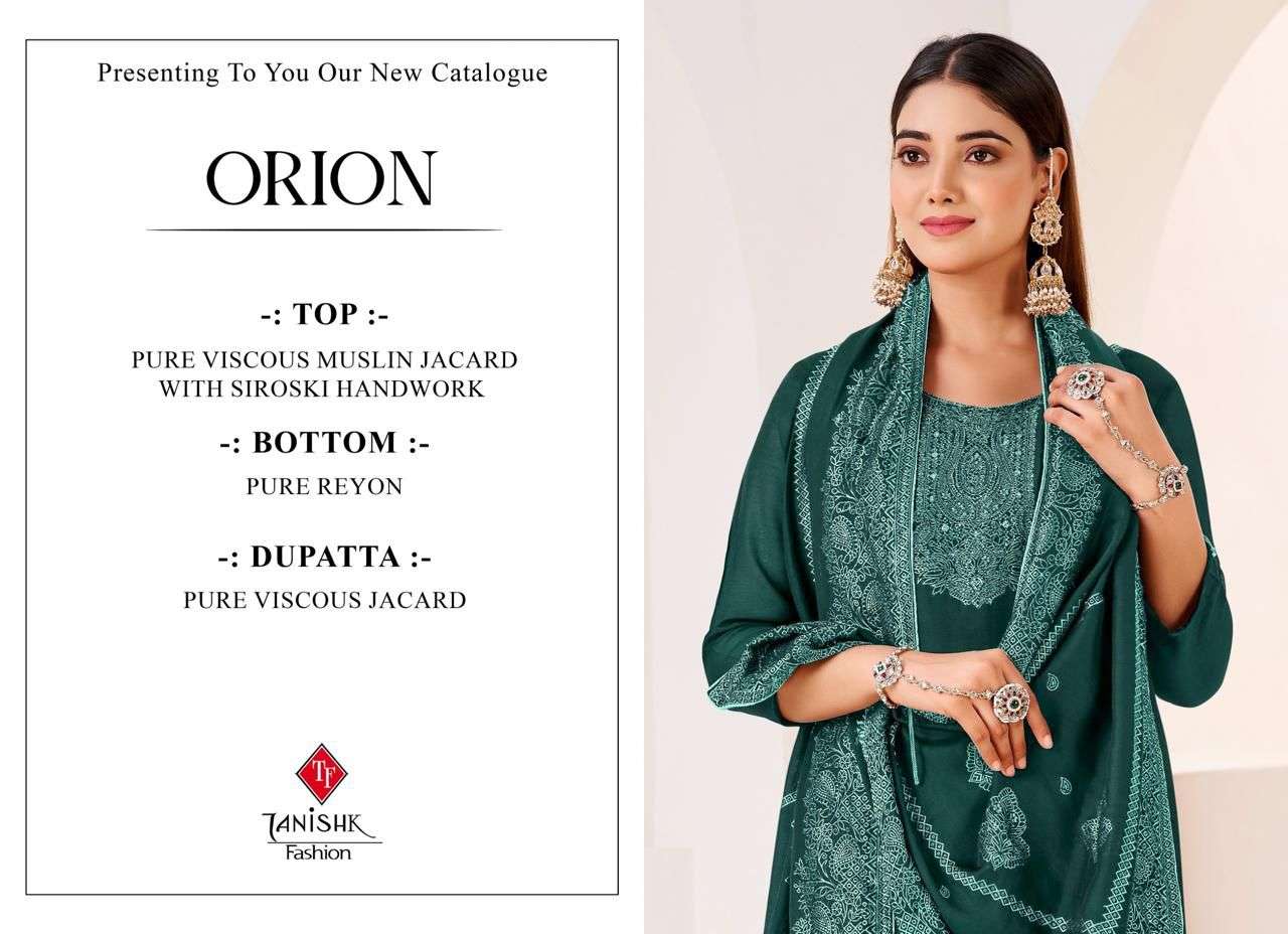 TANISHK ORION MUSLIN JACQUARD DESIGNER WORK SUIT