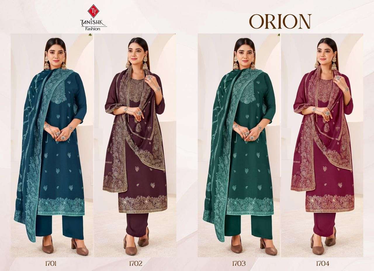  TANISHK ORION MUSLIN JACQUARD DESIGNER WORK SUIT