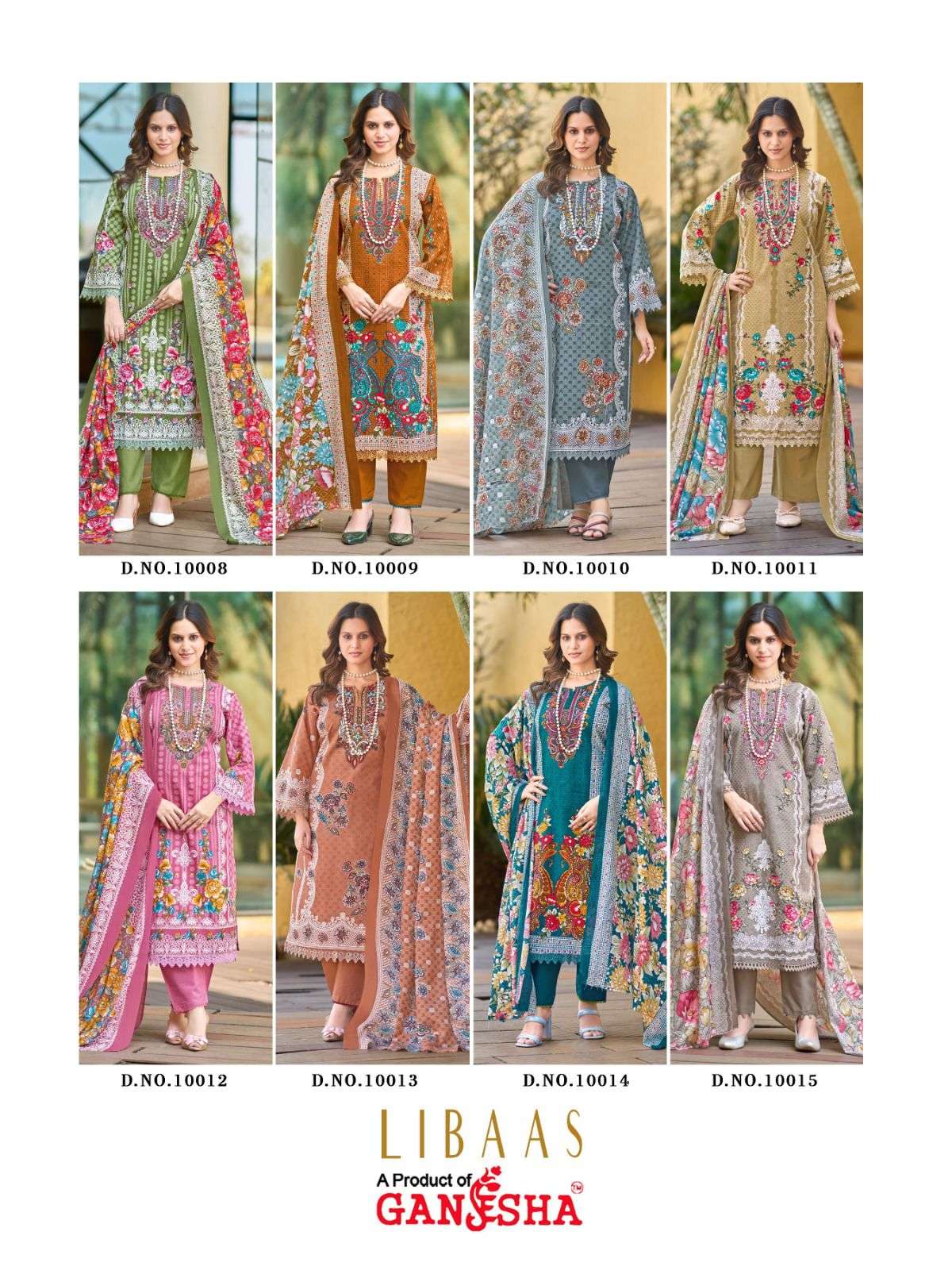 FALAK INTERNATIONAL LIBAAS VOL 10 COTTON DIGITAL STYLE PRINTS SALWAR SUIT