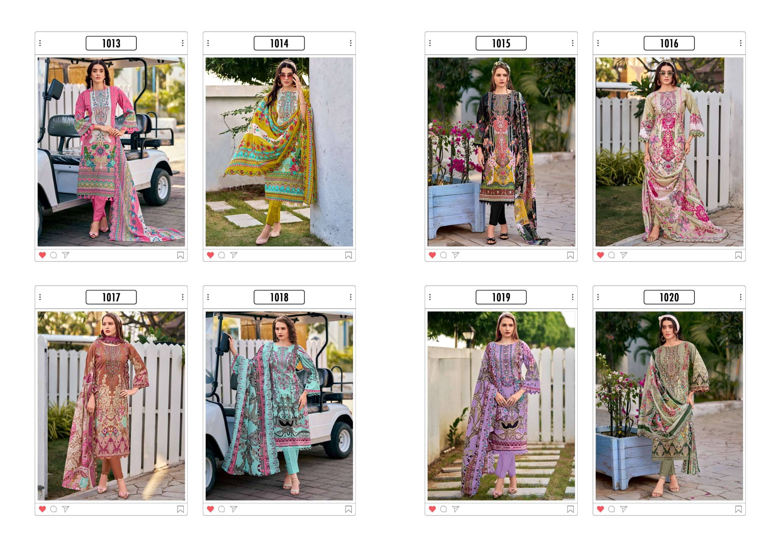 LEVISHA MARIYAM VOL 2 LAWN COTTON DIGITAL PAKISTANI STYLE PRINT WITH WORK SUIT