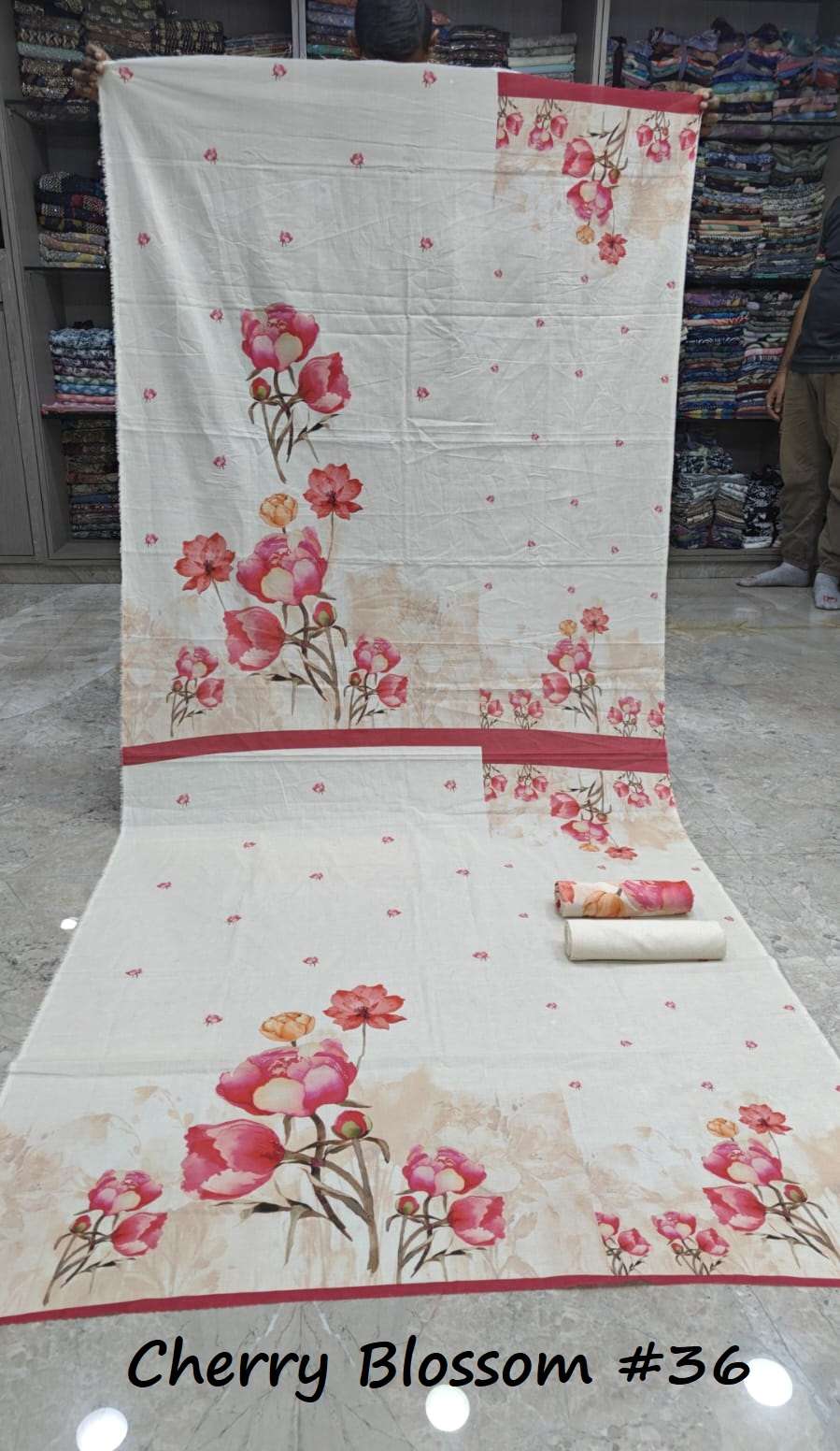 MF CHERRY BLOSSOM SUITS COTTON DIGITAL PRINTS SALWAR SUIT
