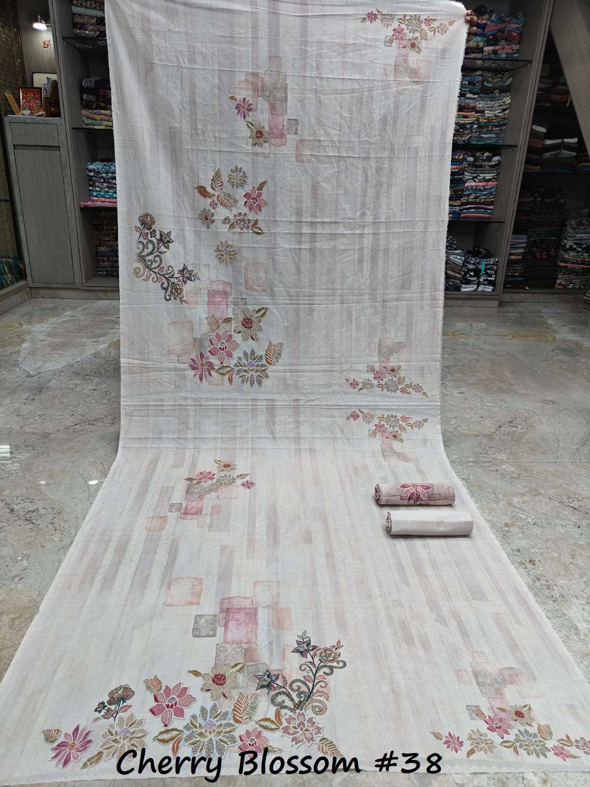 MF CHERRY BLOSSOM SUITS COTTON DIGITAL PRINTS SALWAR SUIT