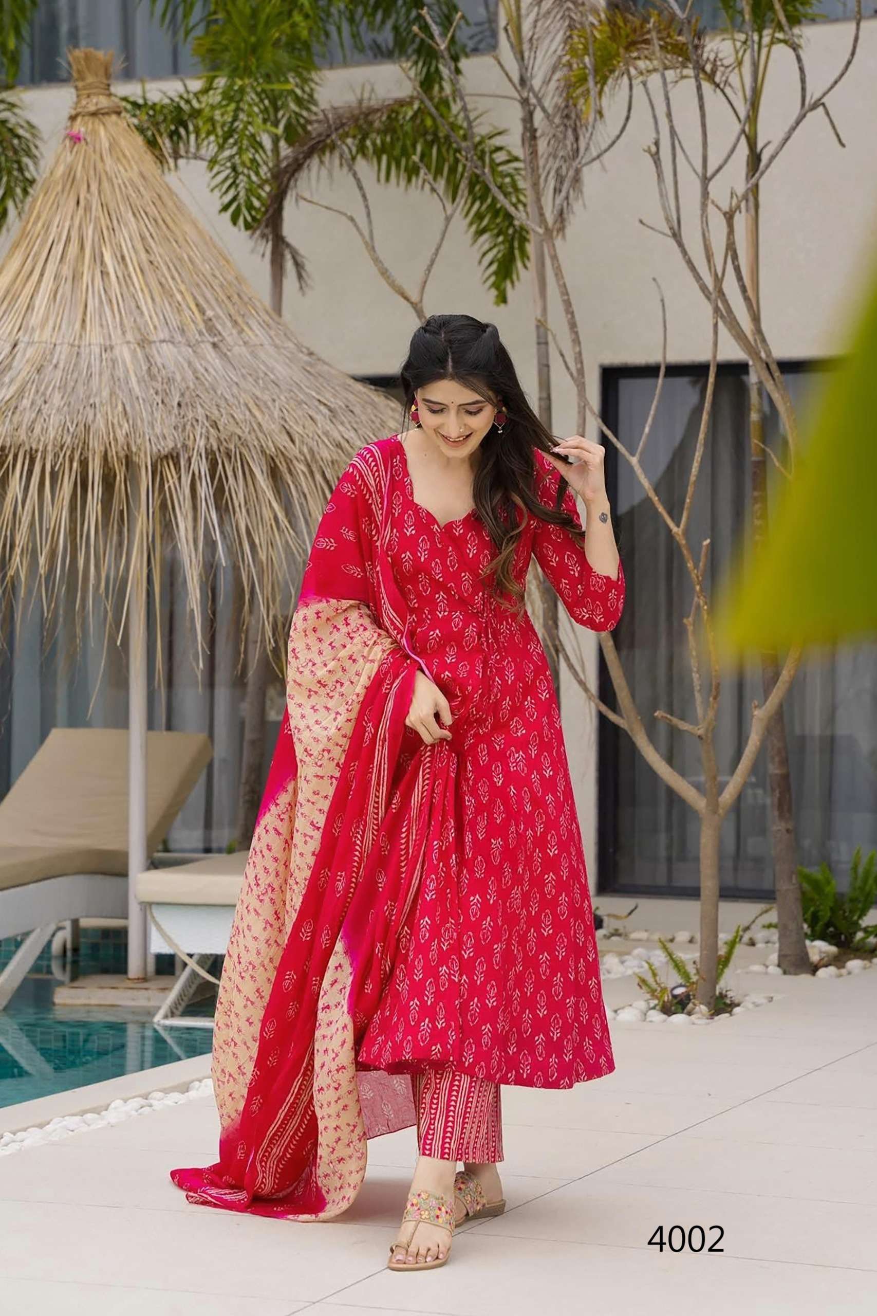 MF VYOMA VOL 4 MUSLIN DIGITAL PRINTED FANCY ANARKALI KURTI  WITH BOTTOM AND DUPATTA 